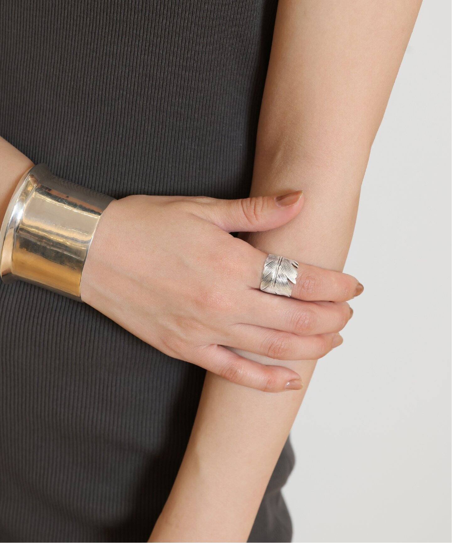 Manon Jewelry/マノン ジュエリー】 Feather リング #7-7.5（リング  