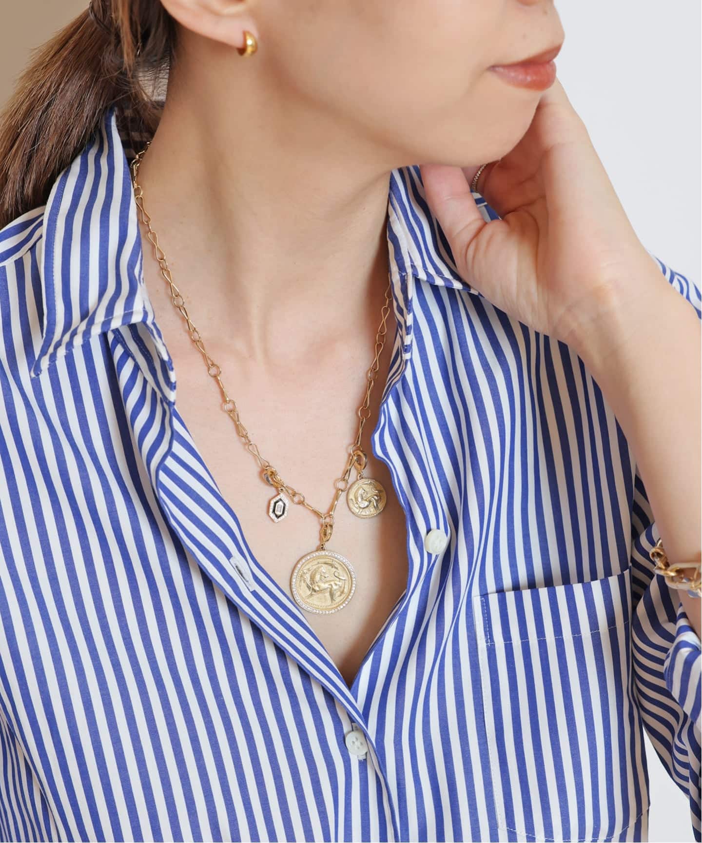 AZLEE/アズリー】LARGE MOTIF チェーン（ネックレス）｜MUSE de