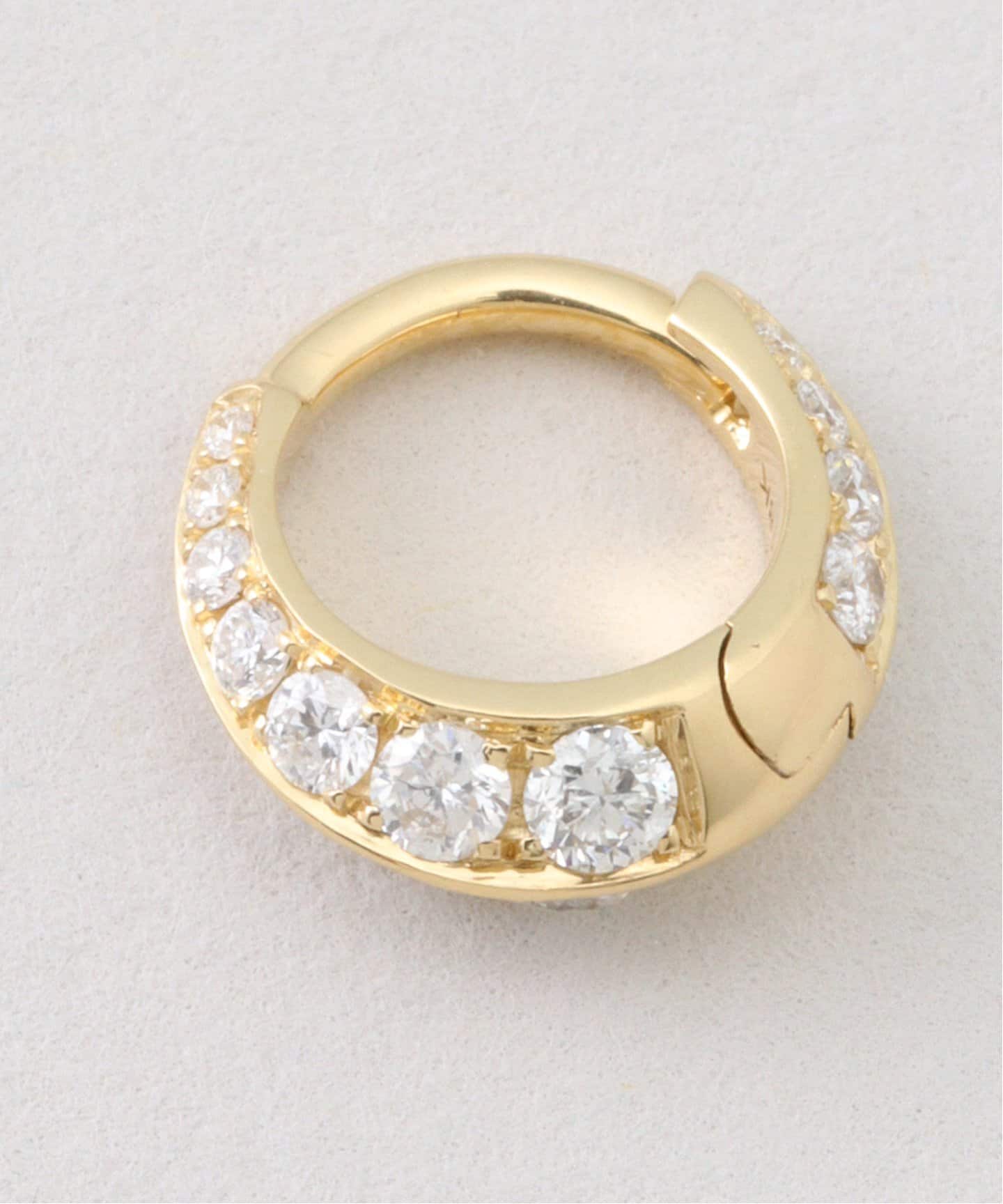 LIZZIE MANDLER/リジーマンドラー】 2-SIDE WD 6.5MM ピアス（片耳