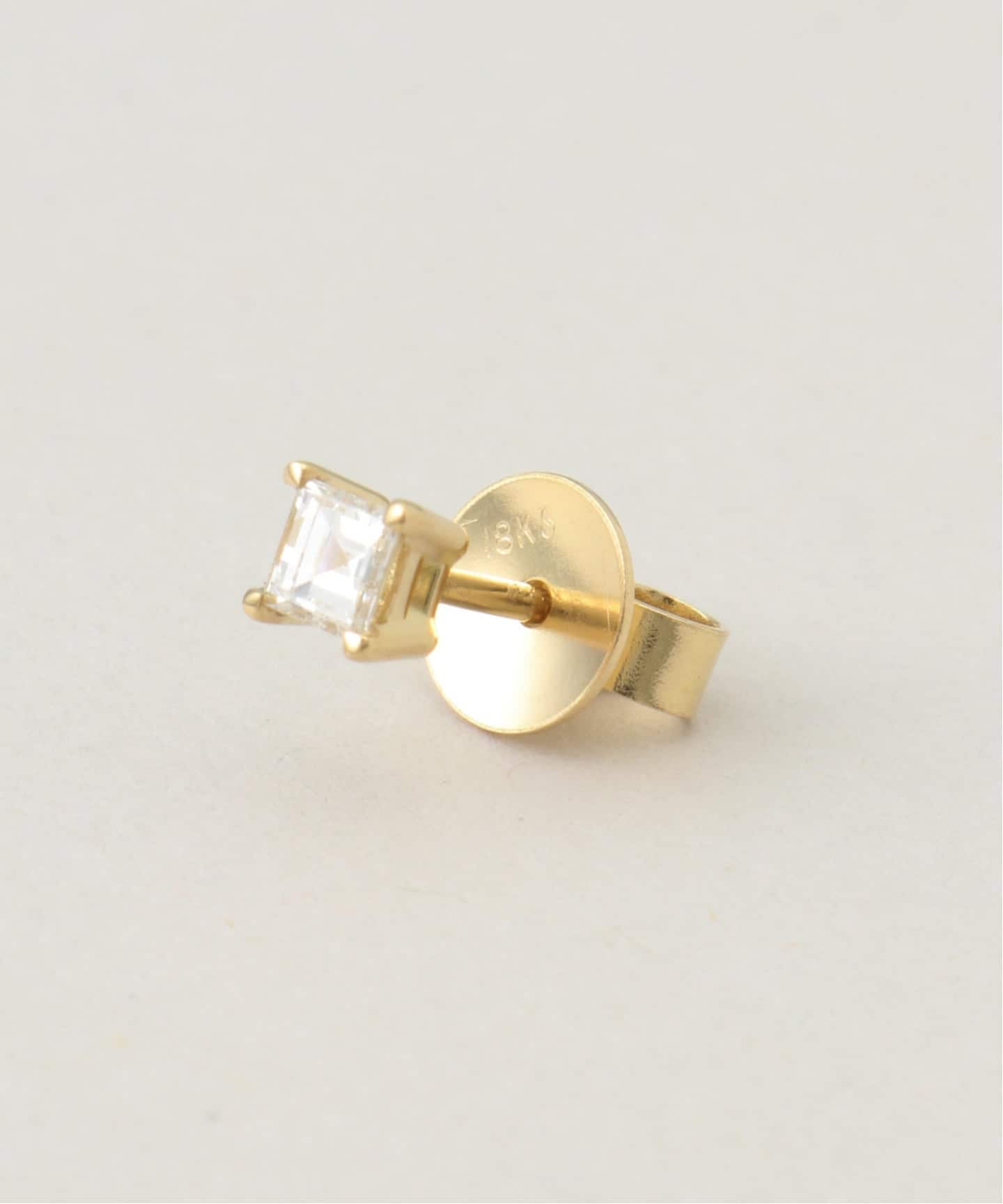 クアラントット Buon vino 片耳ピアス（左耳用） AZLEE/アズリー】DIAMONDS STUDS ピアス (17CT SINGLE)（ピアス