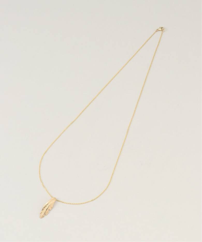Manon Jewelry/マノンジュエリー】Feather ネックレス（S）14k YG 18 