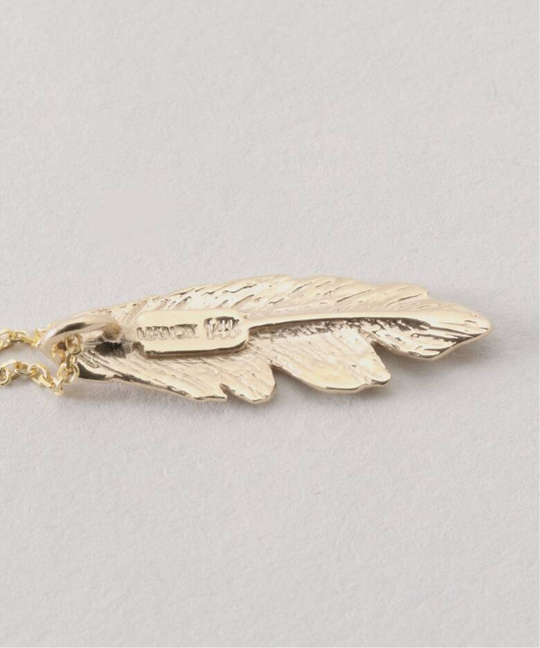 Manon Jewelry/マノンジュエリー】Feather ネックレス（S）14k YG 18 