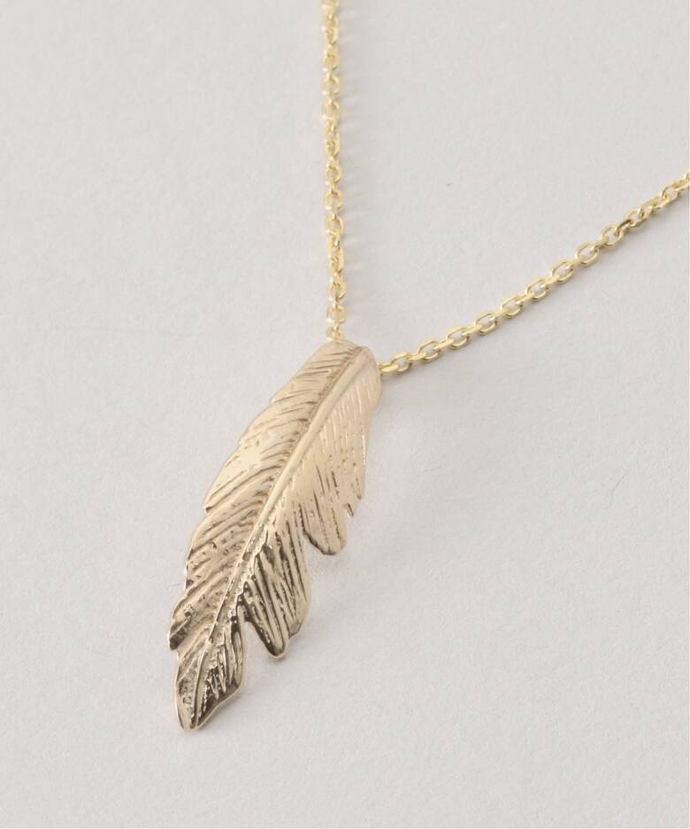 Manon Jewelry/マノンジュエリー】Feather ネックレス（S）14k YG 18 