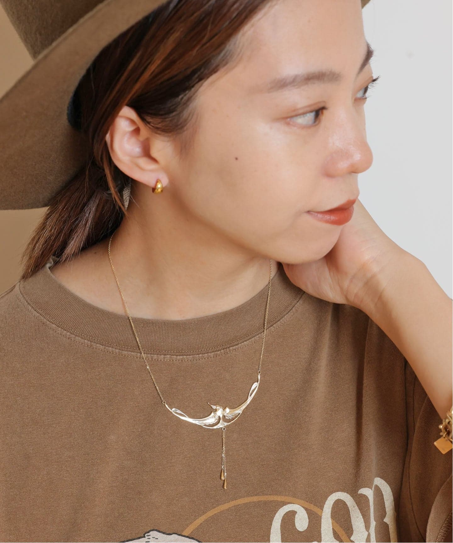 新品マノンジュエリーアパルトモンドゥーズィエムクラスシルバー925 ネックレス Manon Jewelry/マノン ジュエリー】Phoenix ネックレス（w/dia in