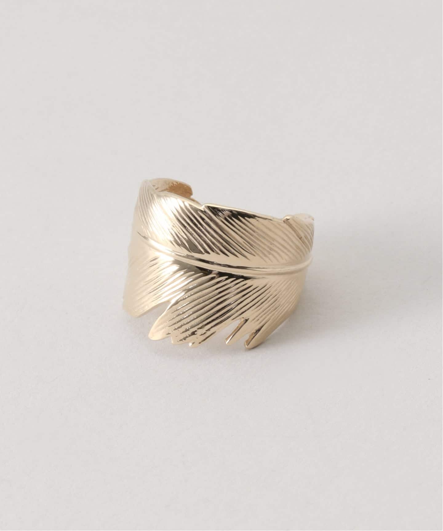 MUSE Manon Jewelry Feather リング #7 14号 Manon Jewelry/マノン ジュエリー】Feather リング(7)14k YG