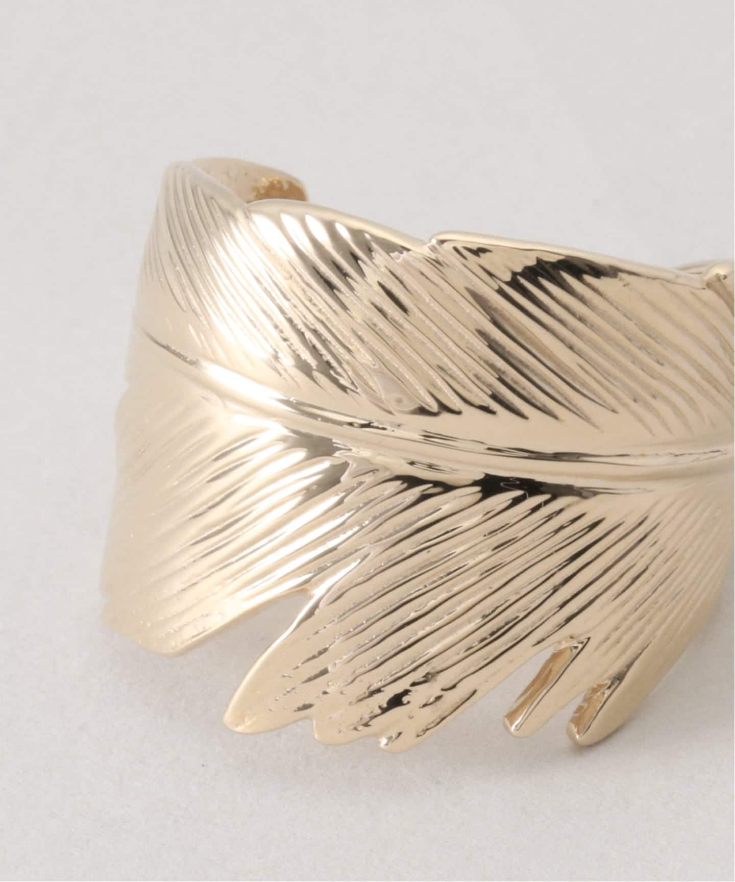 Manon Jewelry/マノン ジュエリー】Feather リング（7）14k YG