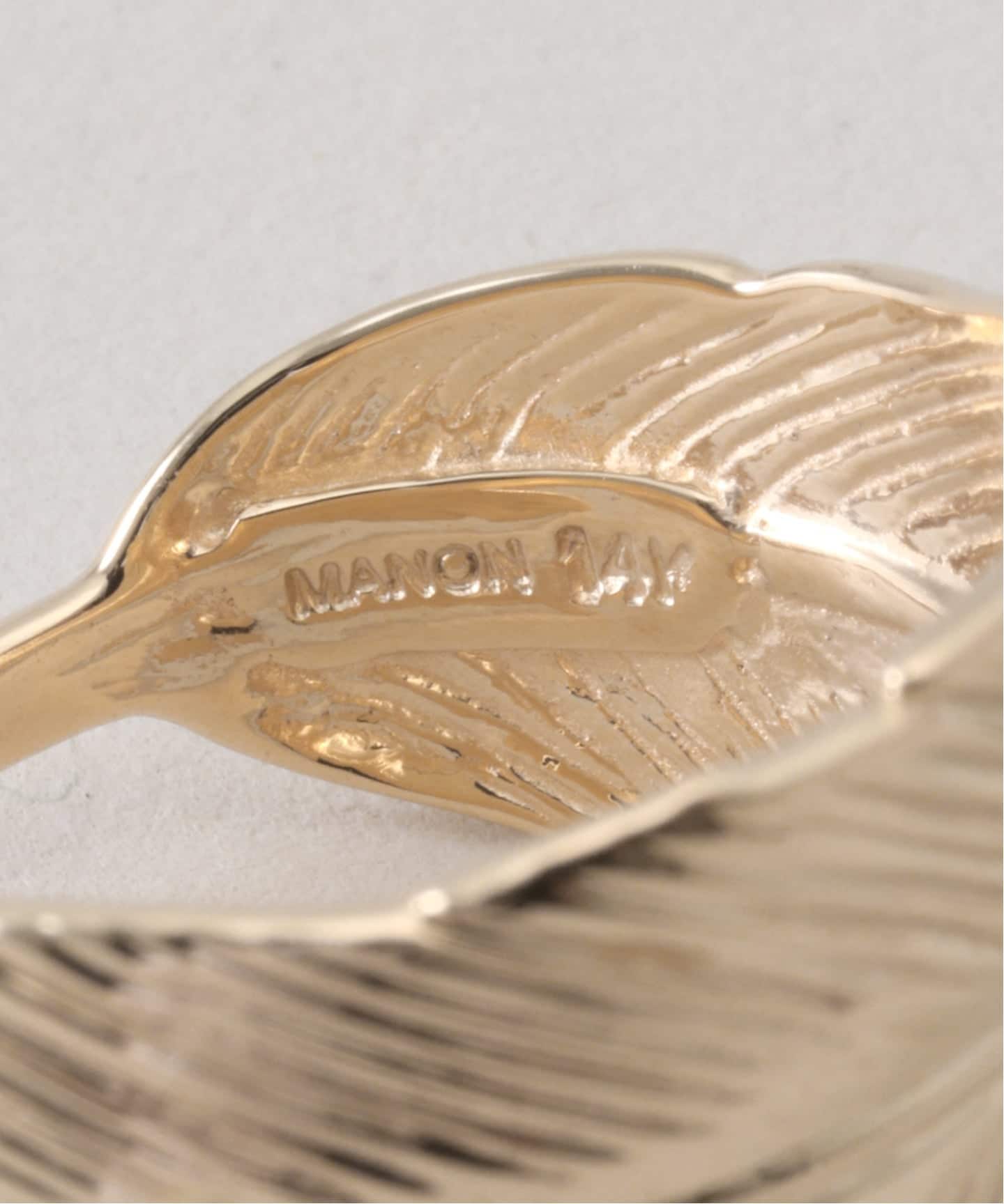 75【Manon Jewelry/マノン ジュエリー】 Feather リング Manon Jewelry/マノン ジュエリー】 Feather リング #7-7.5