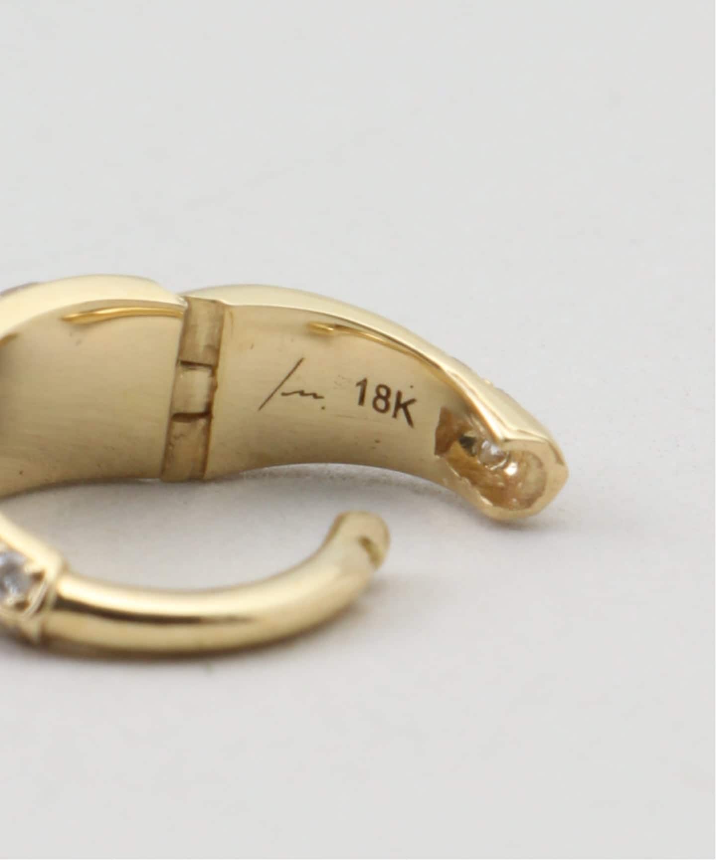 Deuxieme Classe【リジーマンドラー】フープピアス　18k YG Deuxieme Classe【リジーマンドラー】フープピアス 18k YG