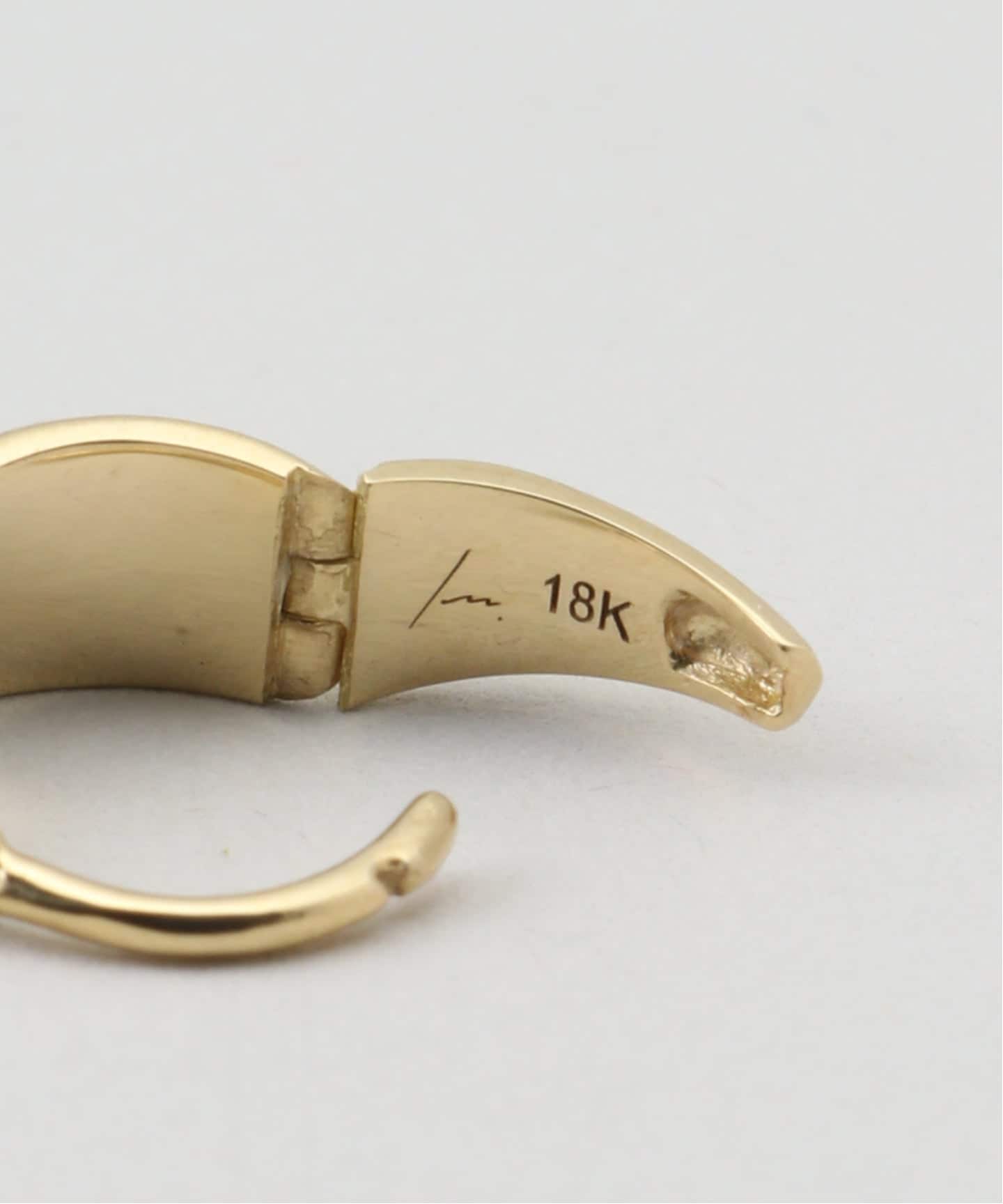 LIZZIE MANDLER/リジーマンドラー】GOLD HOOP 8.5M ピアス（片耳用