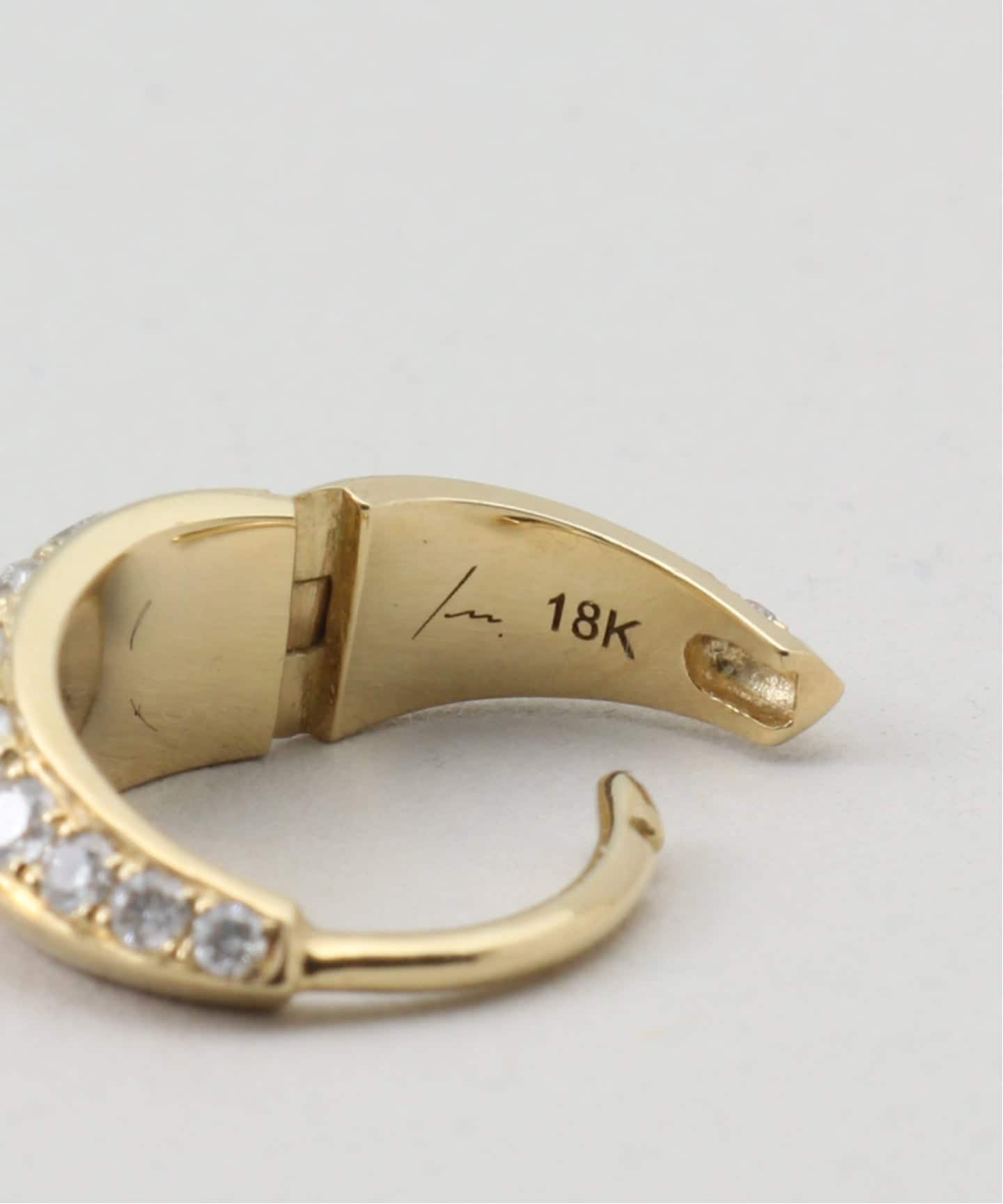 LIZZIE MANDLER/リジーマンドラー】SIDE WD 8.5MM ピアス（右耳