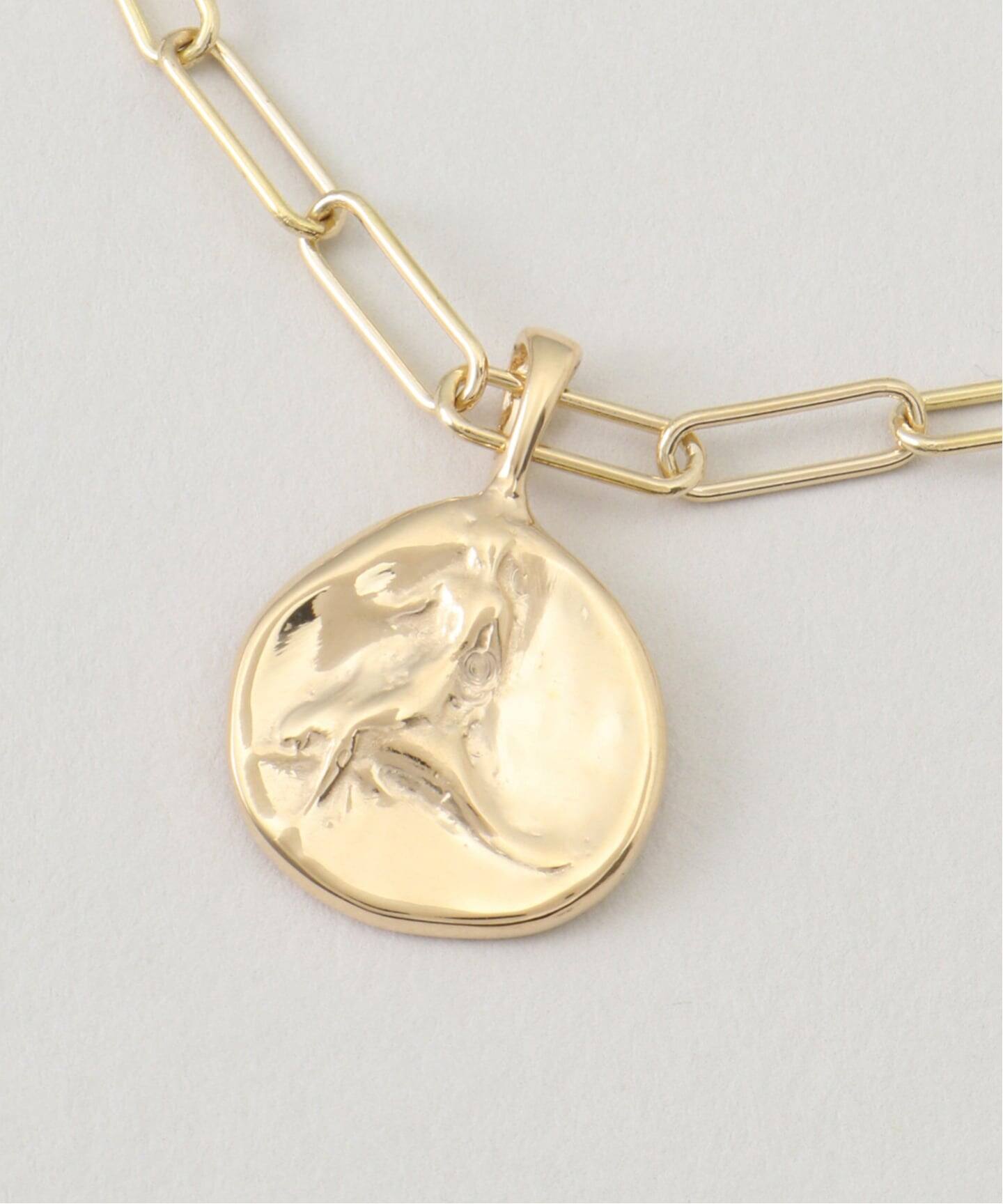 Manon Jewelry/マノン ジュエリー】DOLPHINE COIN on CHAIN 14