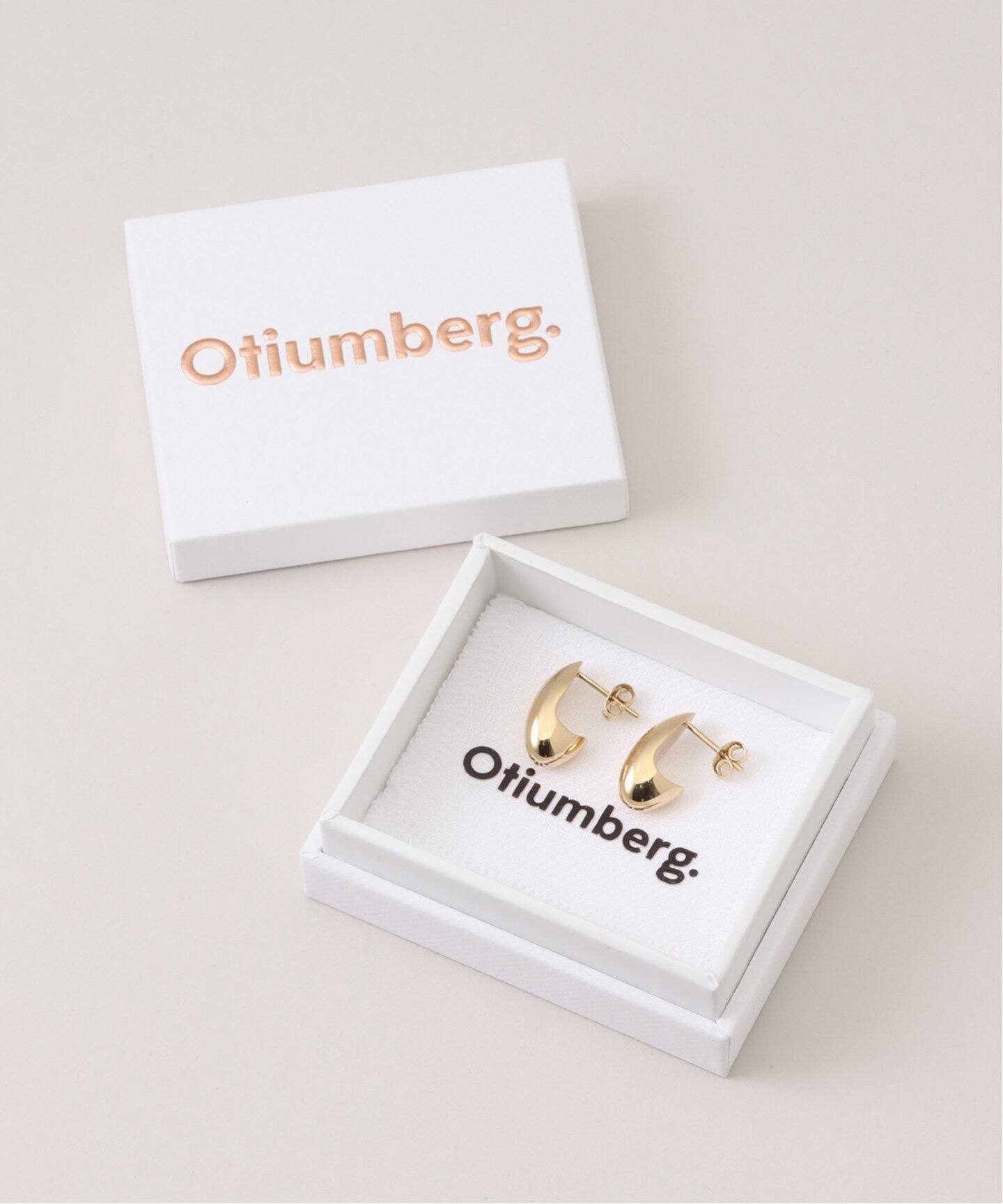 OTIUMBERG/オティウムバーグ】 Small Pebble Earrings（ピアス（両耳用 