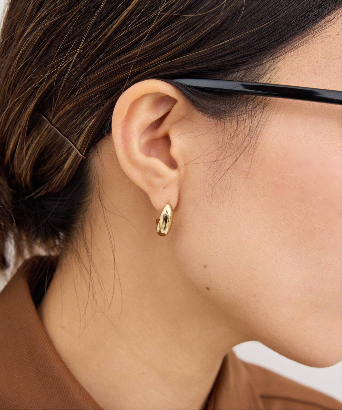 OTIUMBERG/オティウムバーグ】 Small Pebble Earrings（ピアス（両耳用 