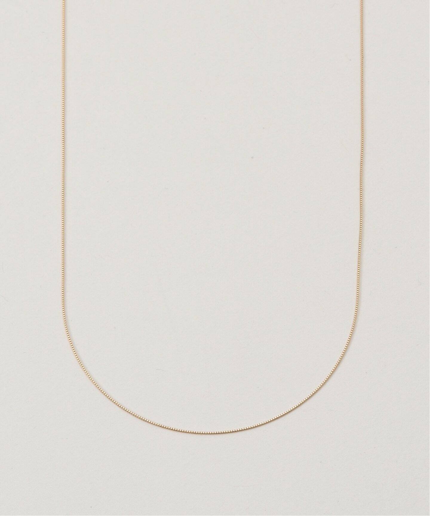GIGI/ジジ】 Gold line necklace 42cm（ネックレス）｜L