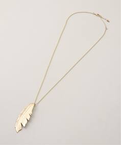 MANON JEWELRY/マノン ジュエリー】 feather pendant 47.5cm Necklace 