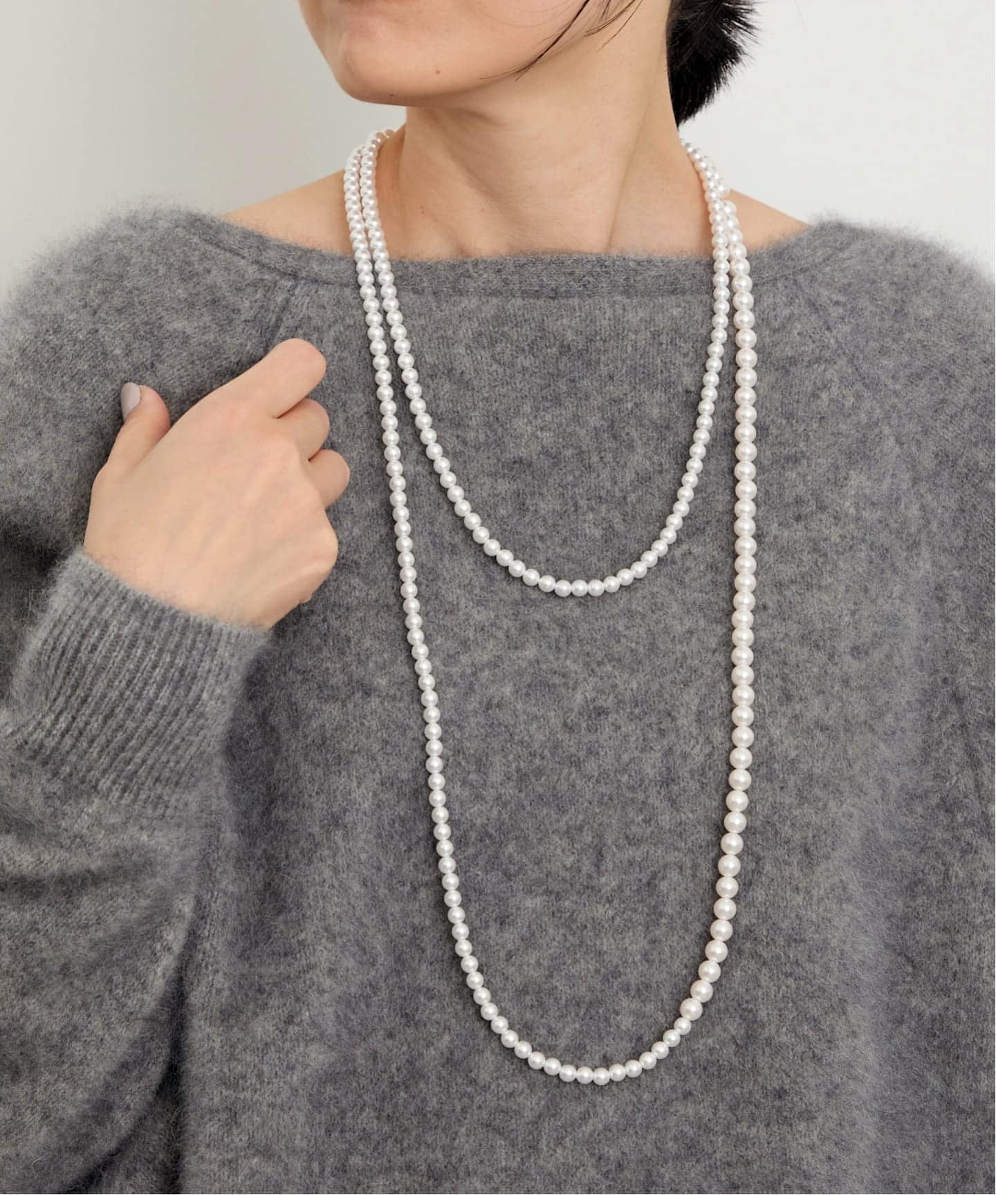 PERRINE TAVERNITI/ペリーヌ タヴェルニティ】 PEARL LONG