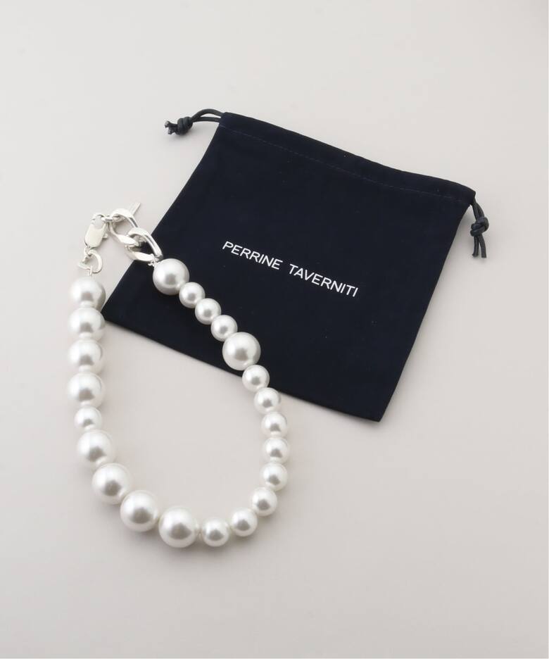 PERRINE TAVERNITI/ペリーヌ タヴェルニティ】 PEARL CHORKER NECKLACE 