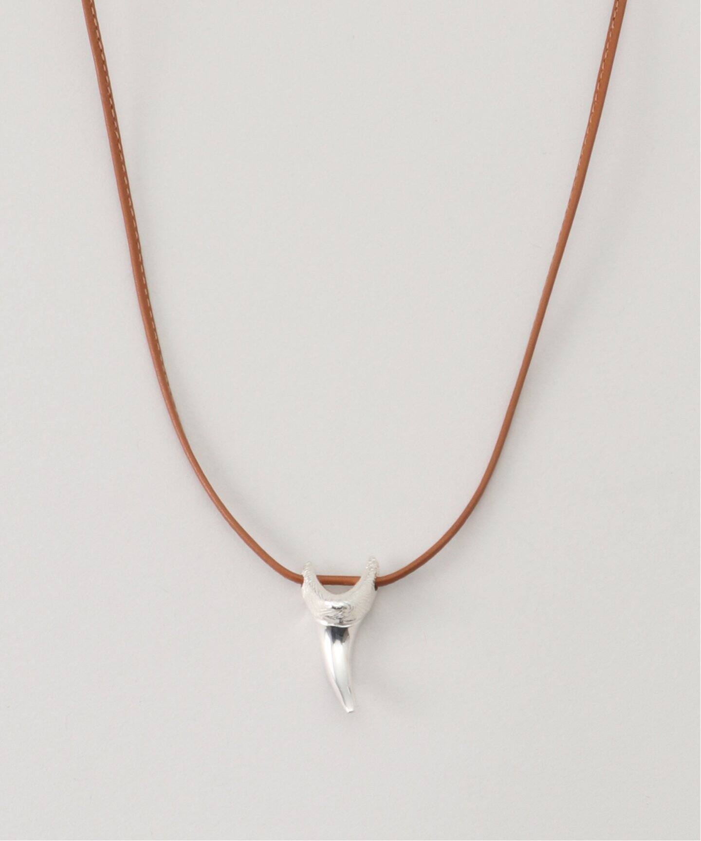 ORNER/オルネー】 SHARK TEETH MOTIF NECKLACE（ネックレス）｜L