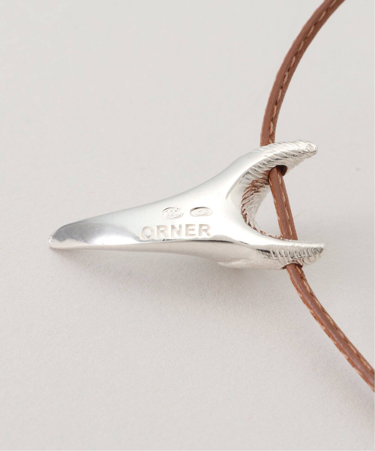 ORNER/オルネー】 SHARK TEETH MOTIF NECKLACE（ネックレス）｜L 