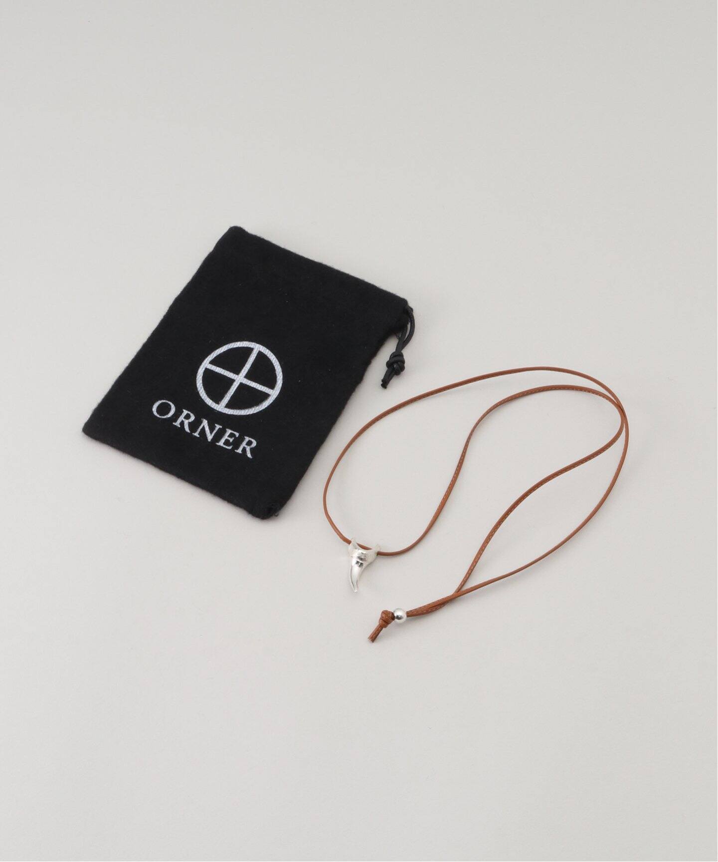 ORNER/オルネー】 SHARK TEETH MOTIF NECKLACE（ネックレス）｜L