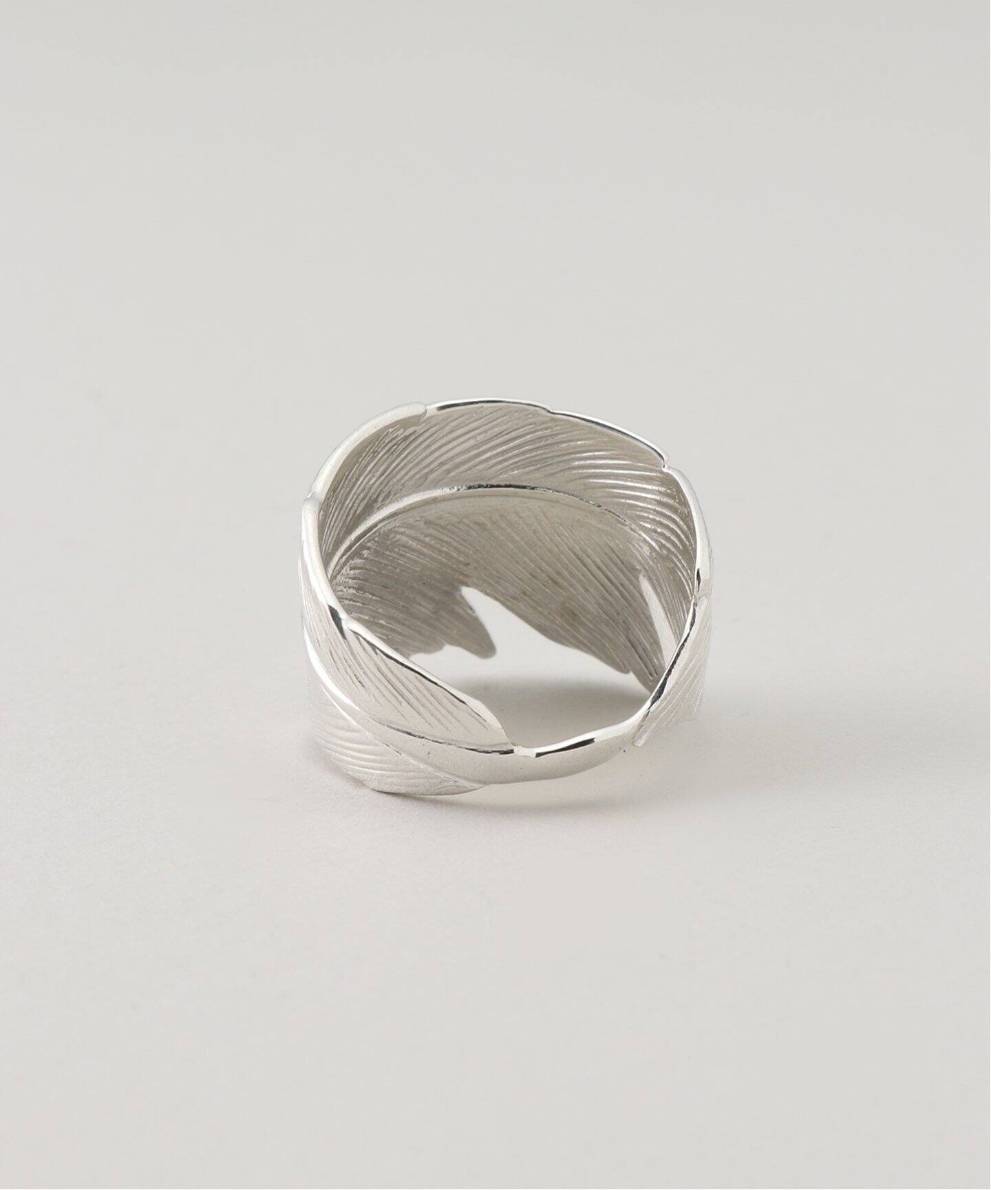 MANON JEWELRY/マノン ジュエリー】 feather ring（リング）｜L 