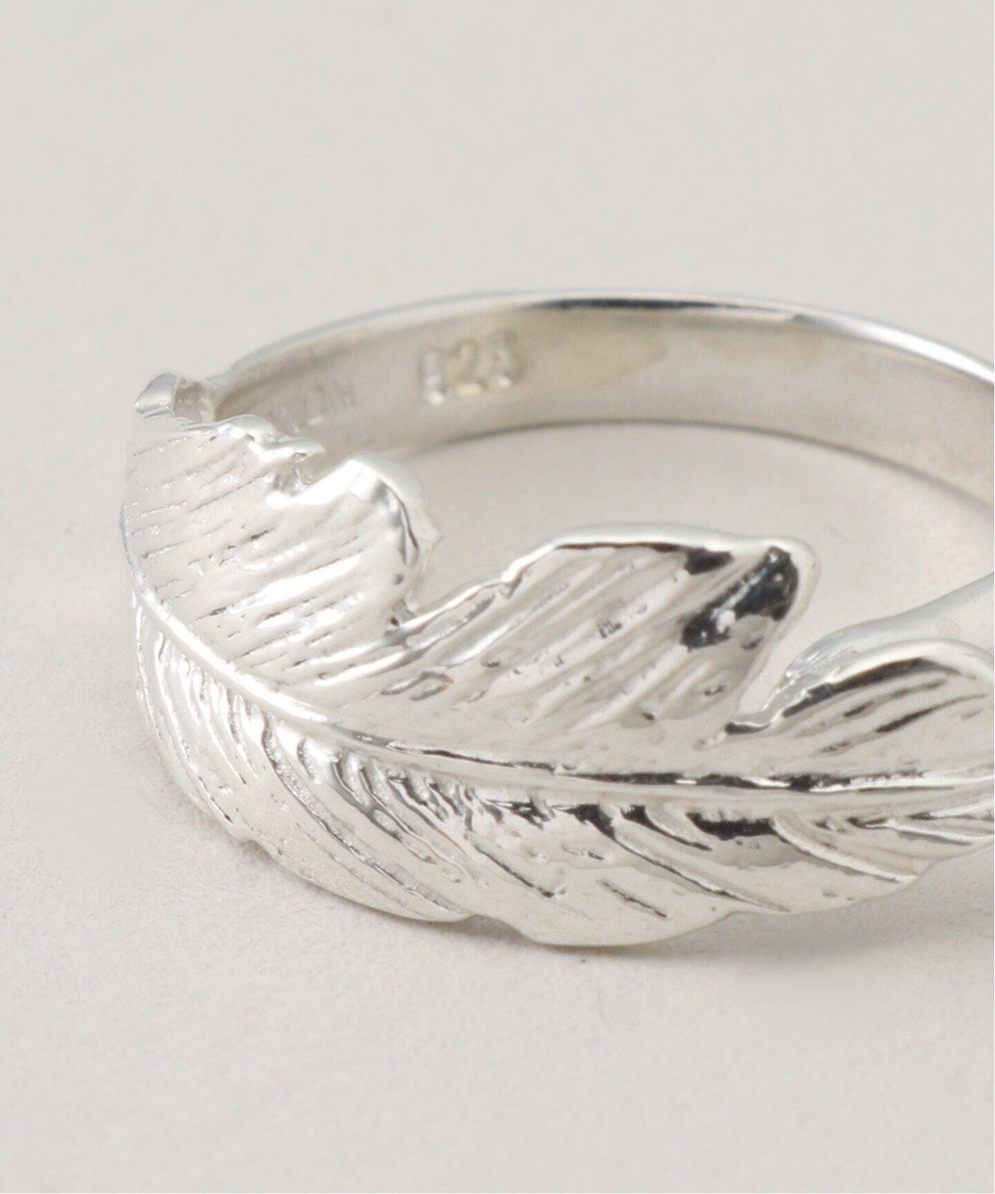MANON JEWELRY/マノン ジュエリー】 feather pinky ring（リング）｜L  