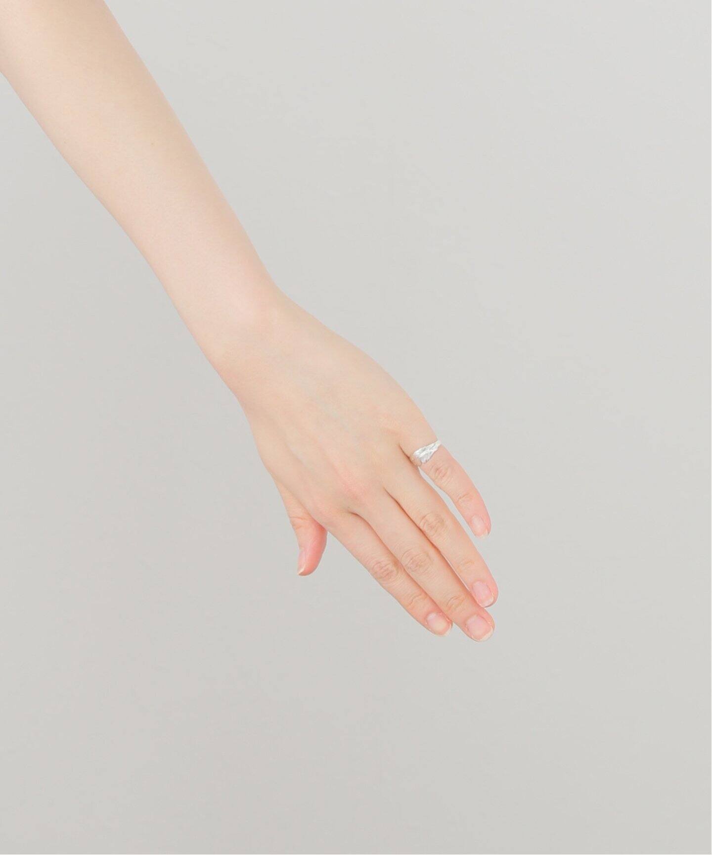 MANON JEWELRY/マノン ジュエリー】 feather pinky ring（リング）｜L  