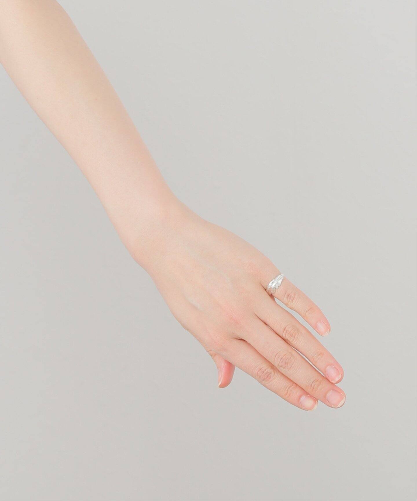 MANON JEWELRY/マノン ジュエリー】 feather pinky ring（リング）｜L  