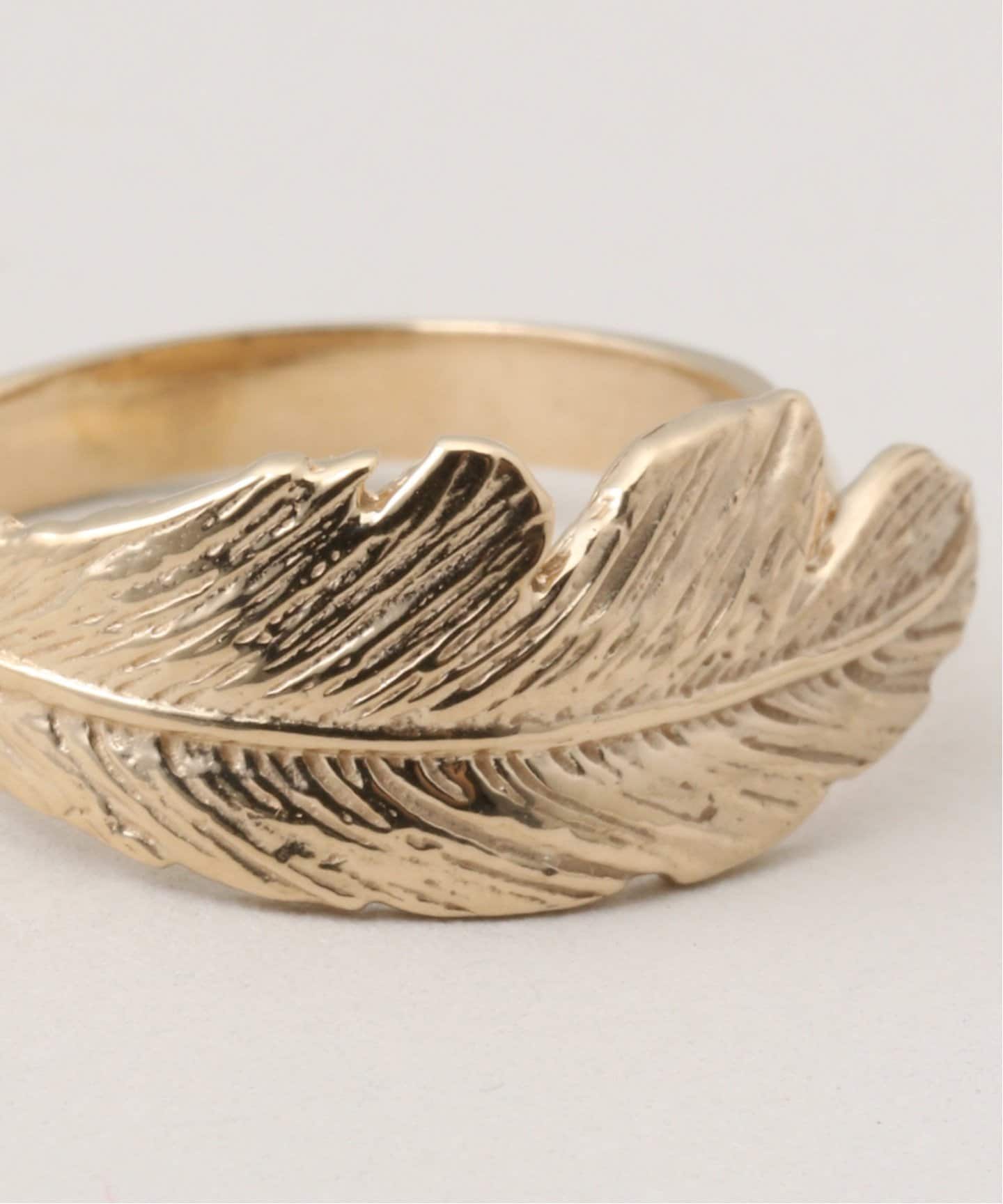 Manon Jewelry マノン ジュエリー Feather リング 16号 MANON JEWELRY/マノン ジュエリー】 feather ring（リング）｜L