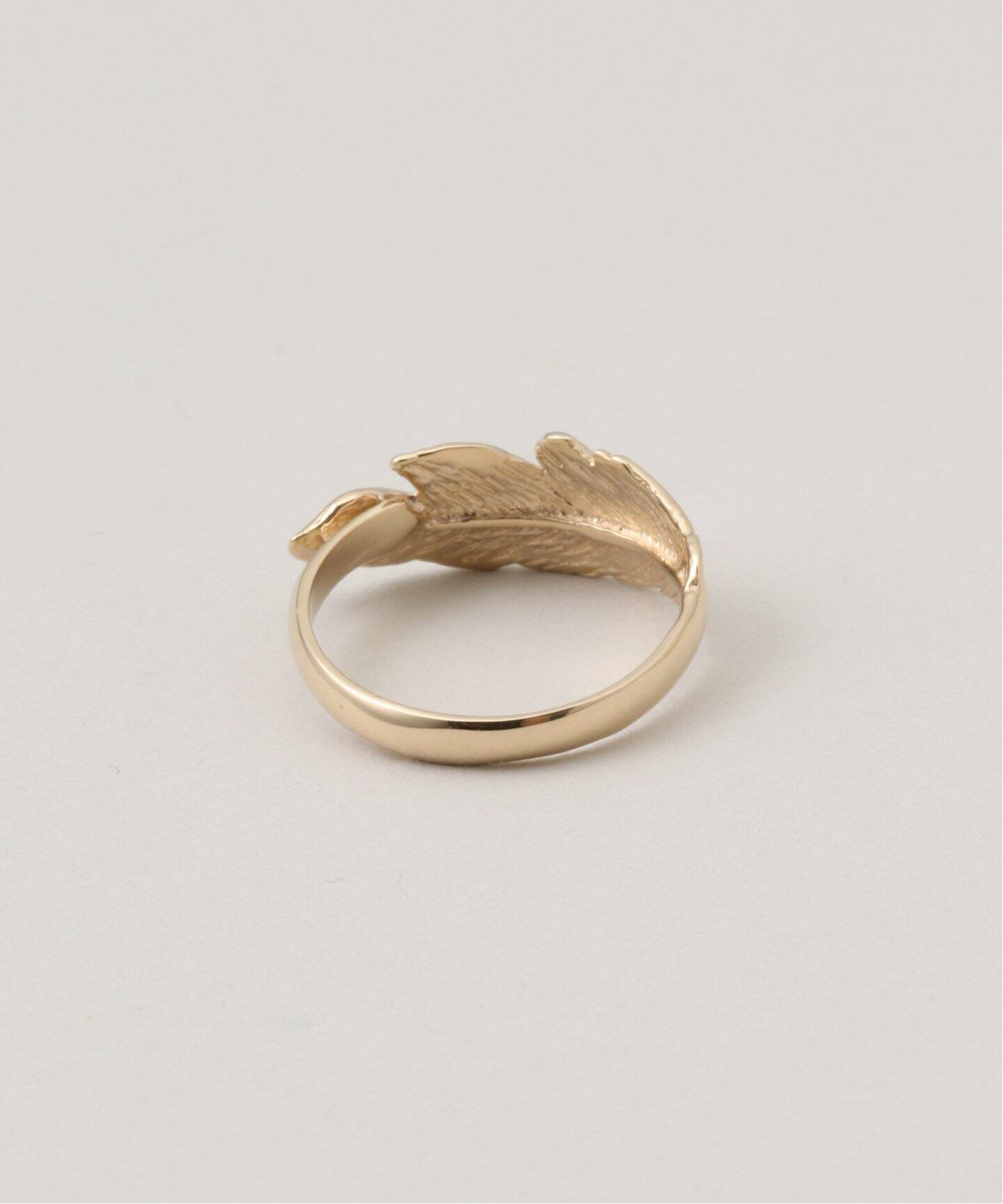 MANON JEWELRY/マノン ジュエリー】 feather pinky ring（リング）｜L  