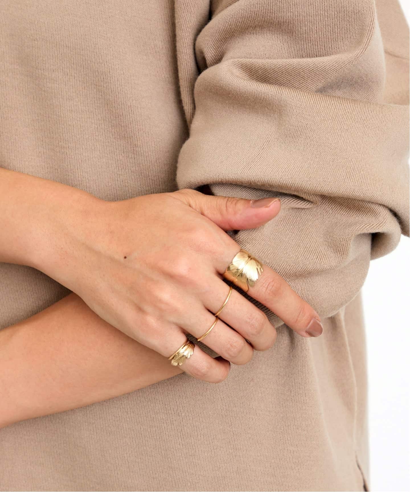 MANON JEWELRY/マノン ジュエリー】 Feather Pinky Ring 2.5