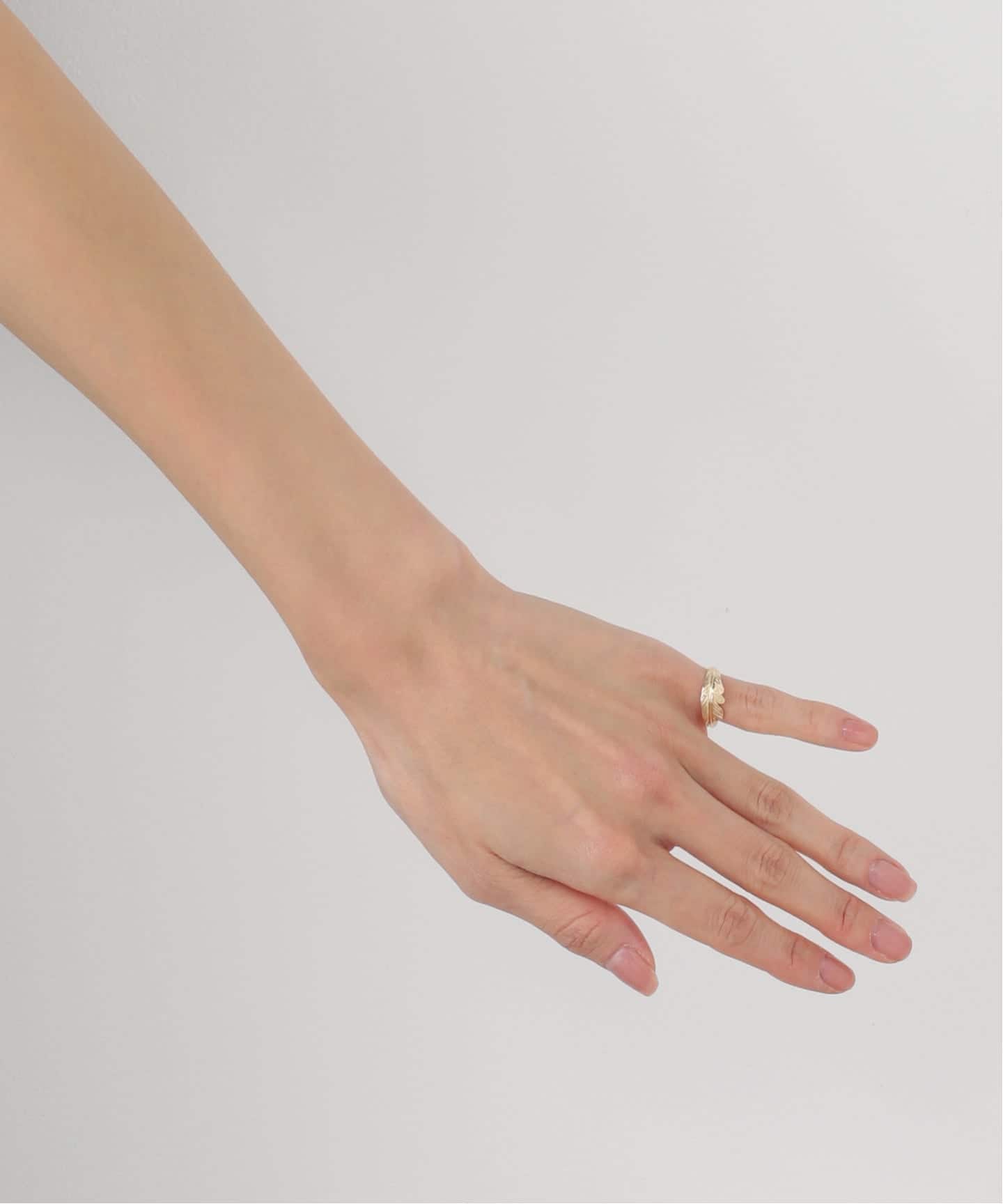 MANON JEWELRY/マノン ジュエリー】 Feather Pinky Ring 2.5