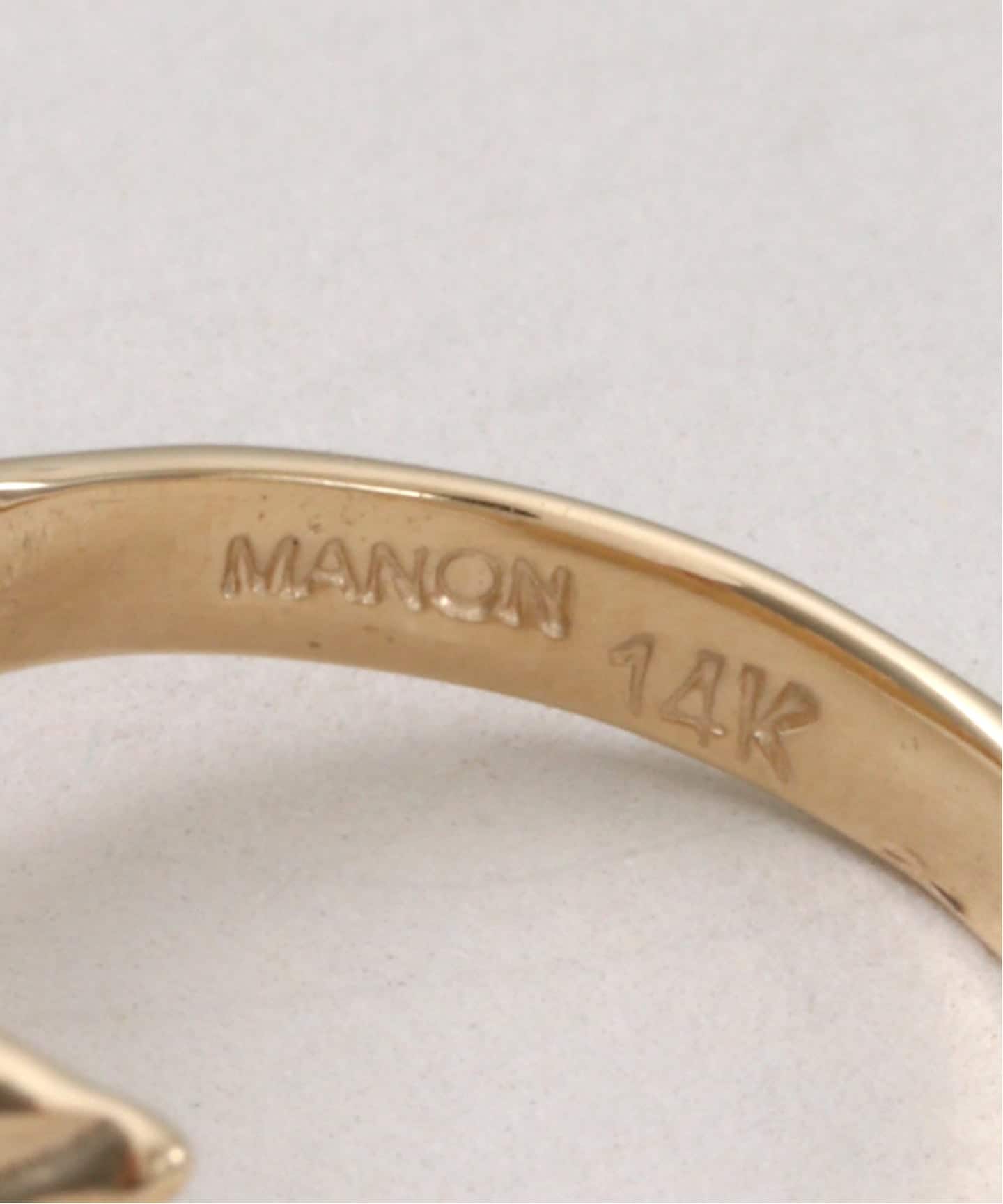 MANON JEWELRY/マノン ジュエリー】 feather pinky ring 3.0（リング