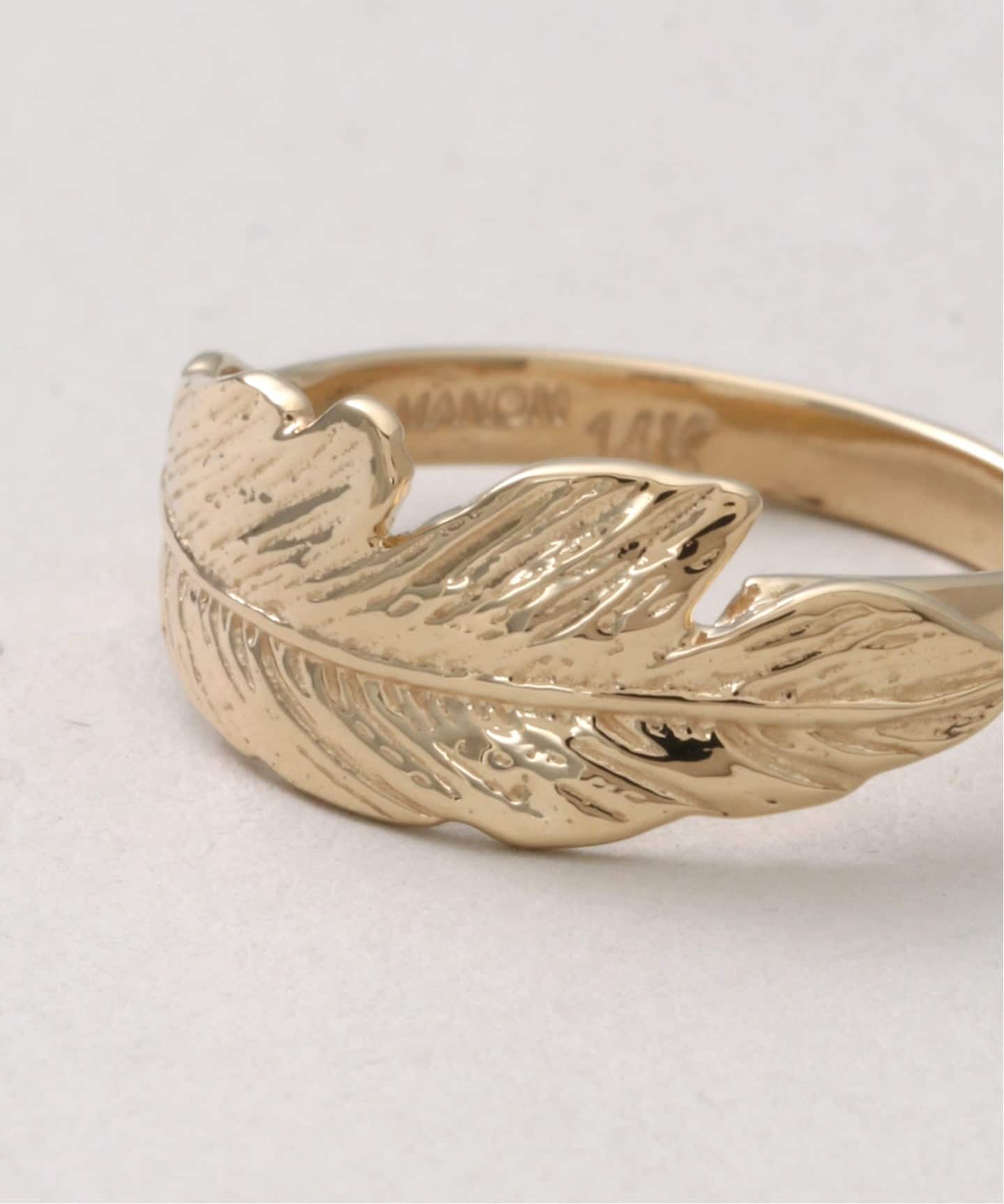 MANON JEWELRY feather pinky ring 3.5号 30 MANON JEWELRY/マノン ジュエリー】 feather pinky ring 3.0（リング