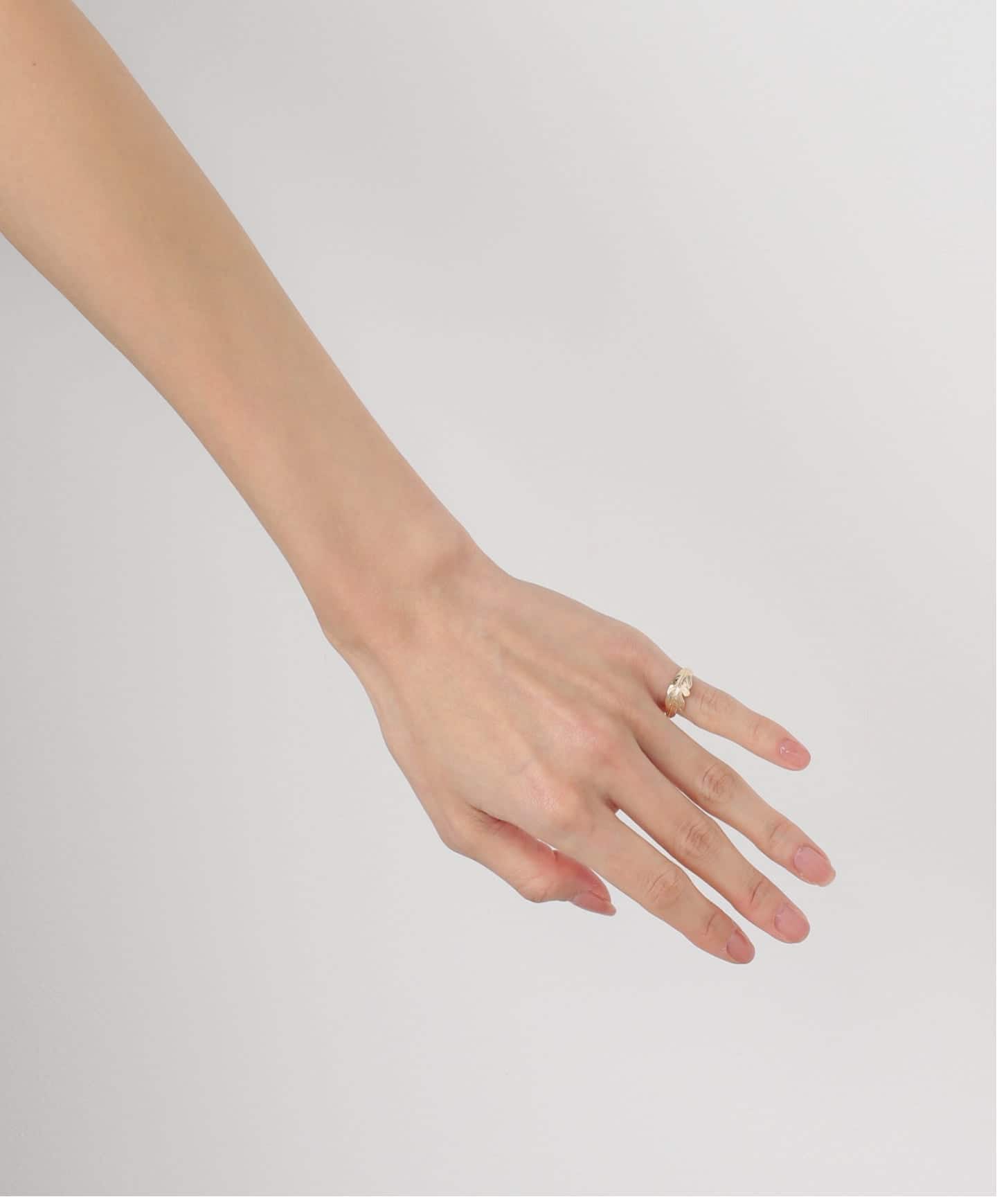 MANON JEWELRY/マノン ジュエリー】 feather pinky ring 3.0（リング
