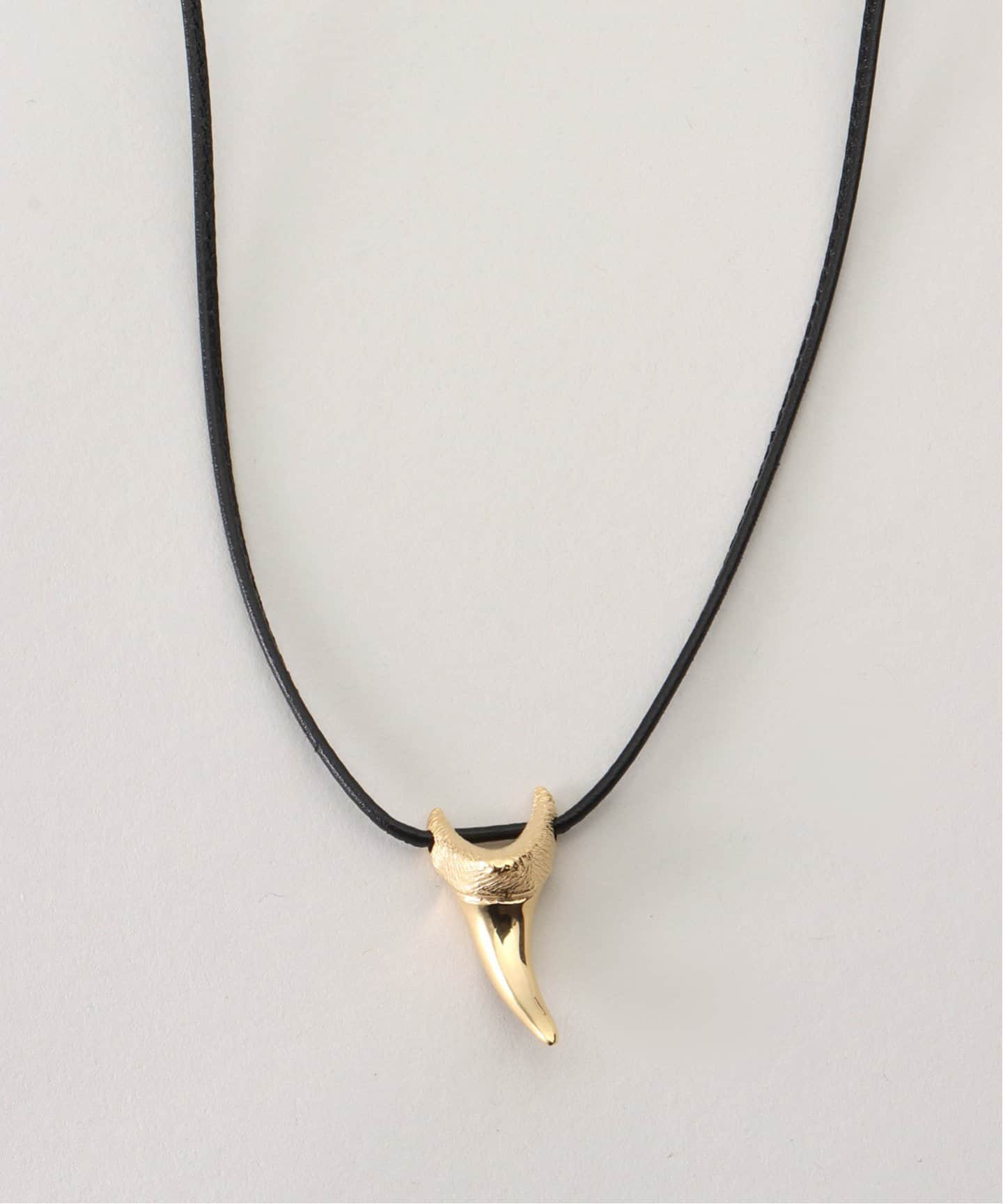 ORNER/オルネー】 SHARK TEETH MOTIF NECKLACE（ネックレス）｜L