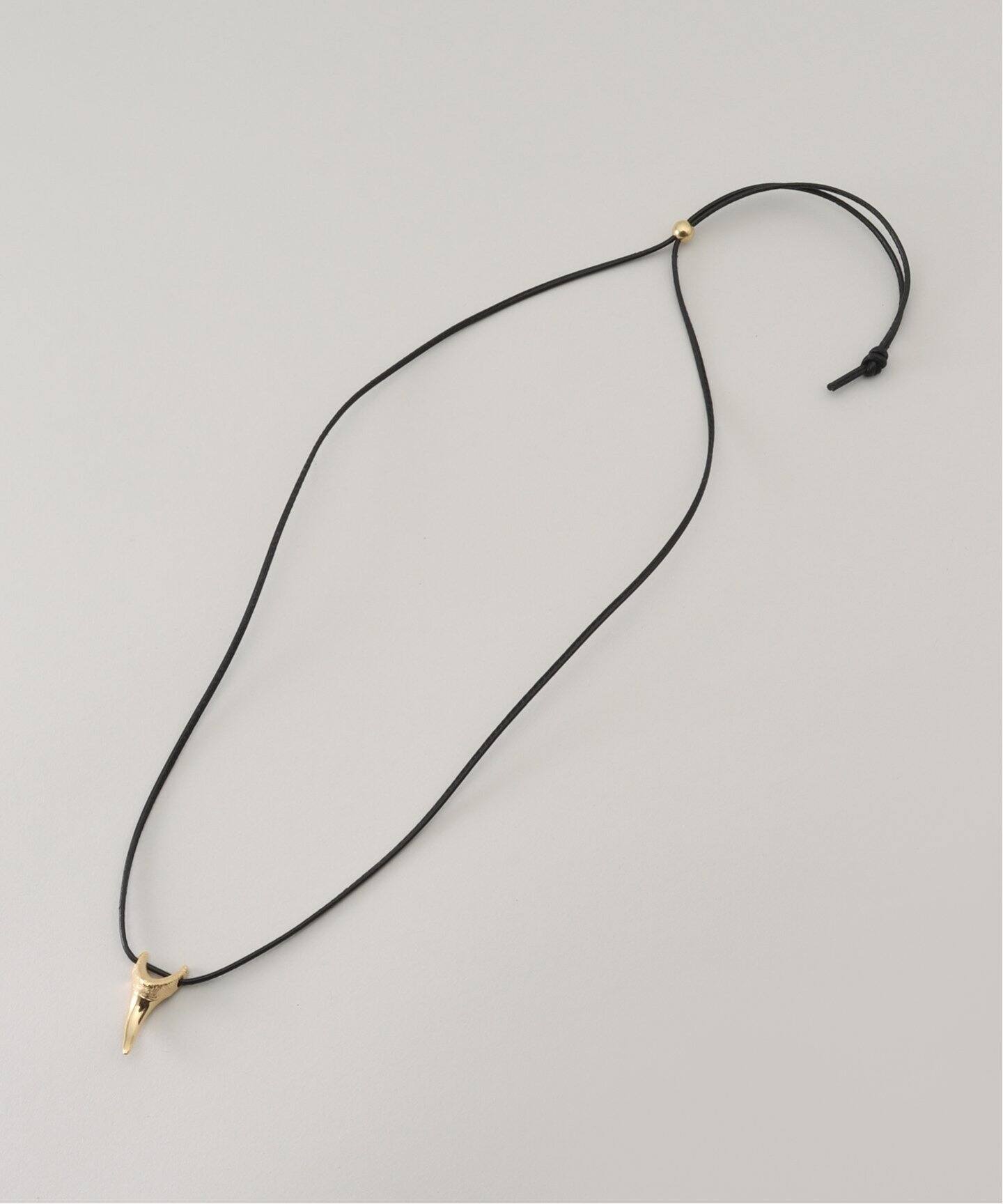 ORNER/オルネー】 SHARK TEETH MOTIF NECKLACE（ネックレス）｜L