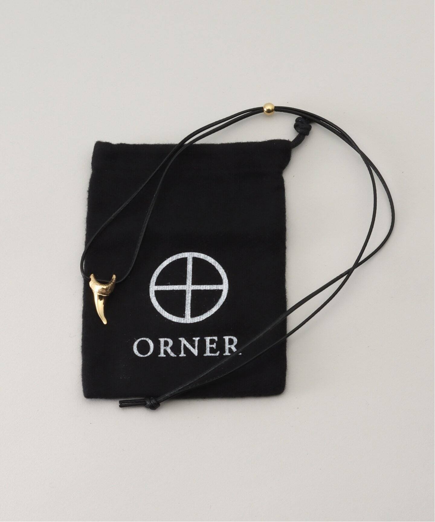 ORNER/オルネー】 SHARK TEETH MOTIF NECKLACE（ネックレス）｜L
