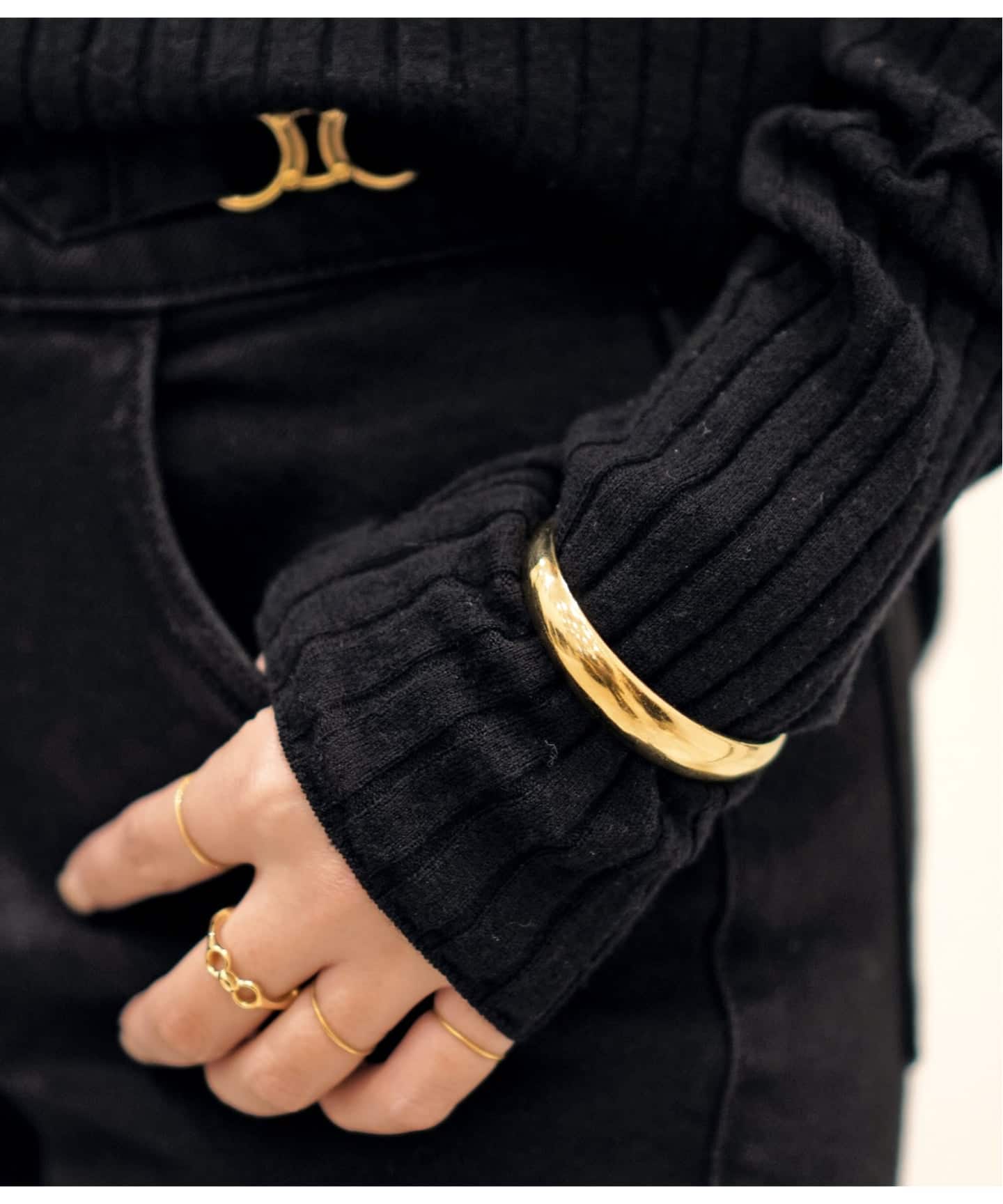 GABRIELA ARTIGAS】*FLAT BEAM CUFF（ブレスレット・バングル）｜AP