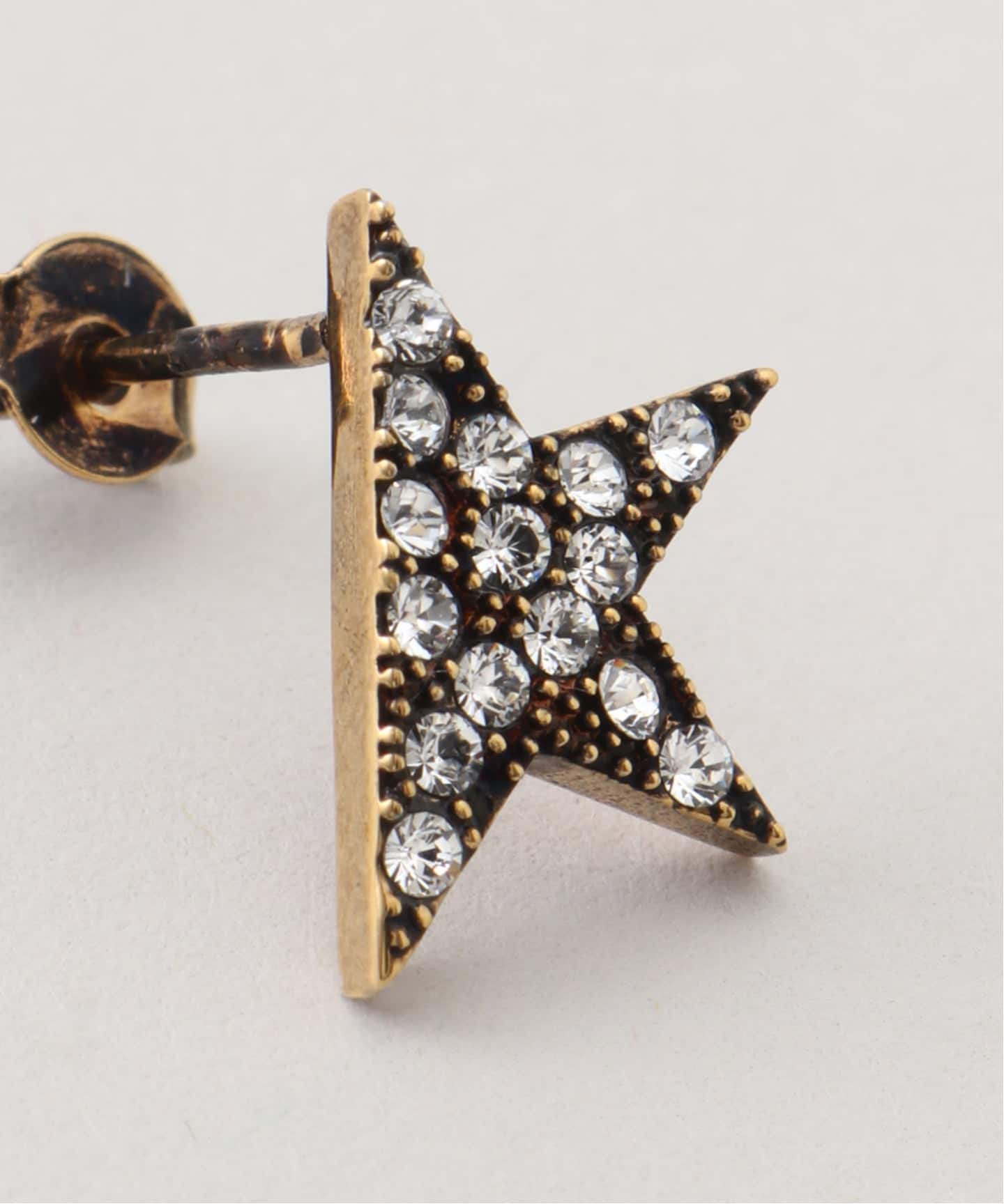 GOLDEN GOOSE / ゴールデングース】EARRINGS STAR WITH CRYSTAL