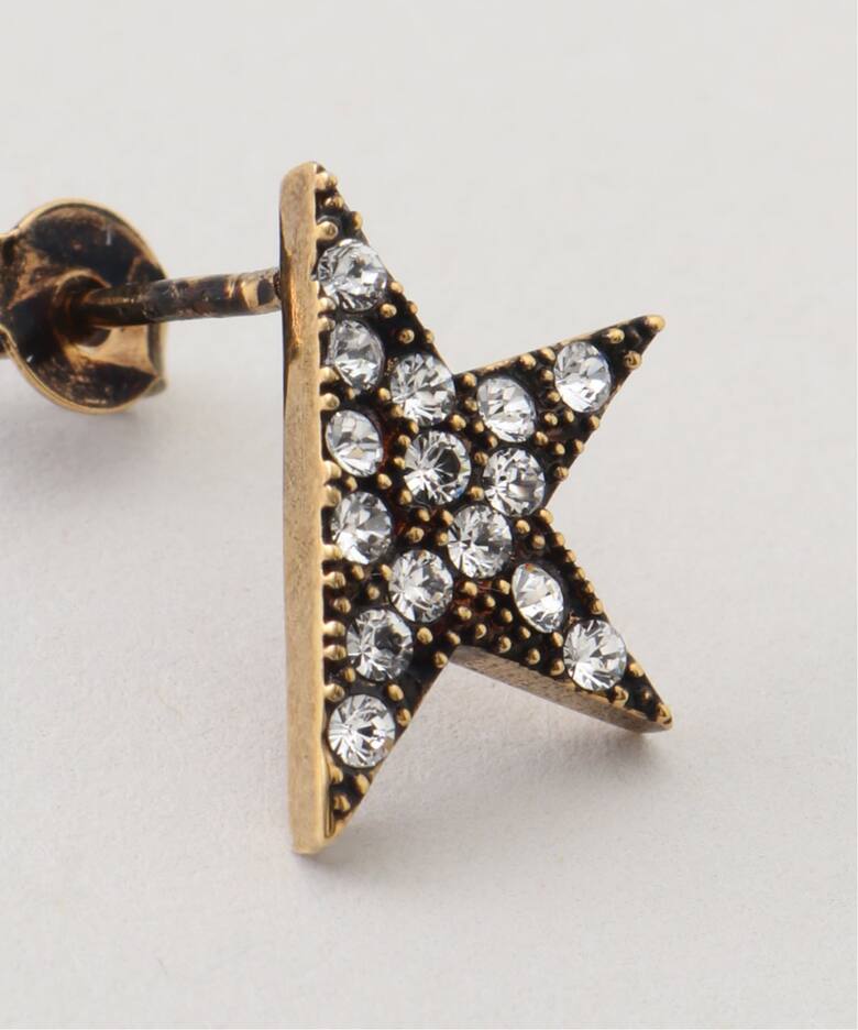 GOLDEN GOOSE / ゴールデングース】EARRINGS STAR WITH CRYSTAL 