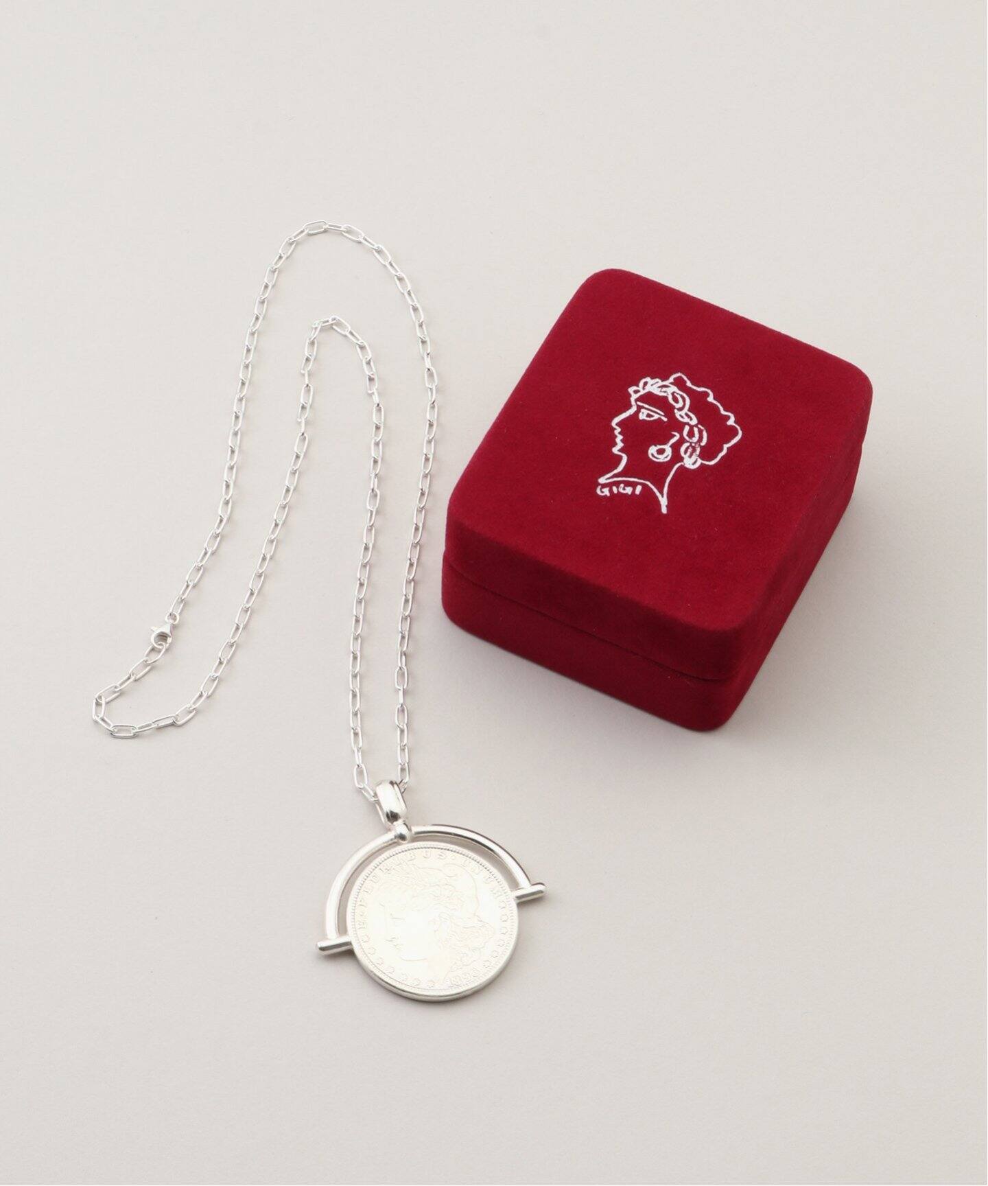 AP STUDIO【GIGI/ジジ】ルナコインネックレス(リバティー)