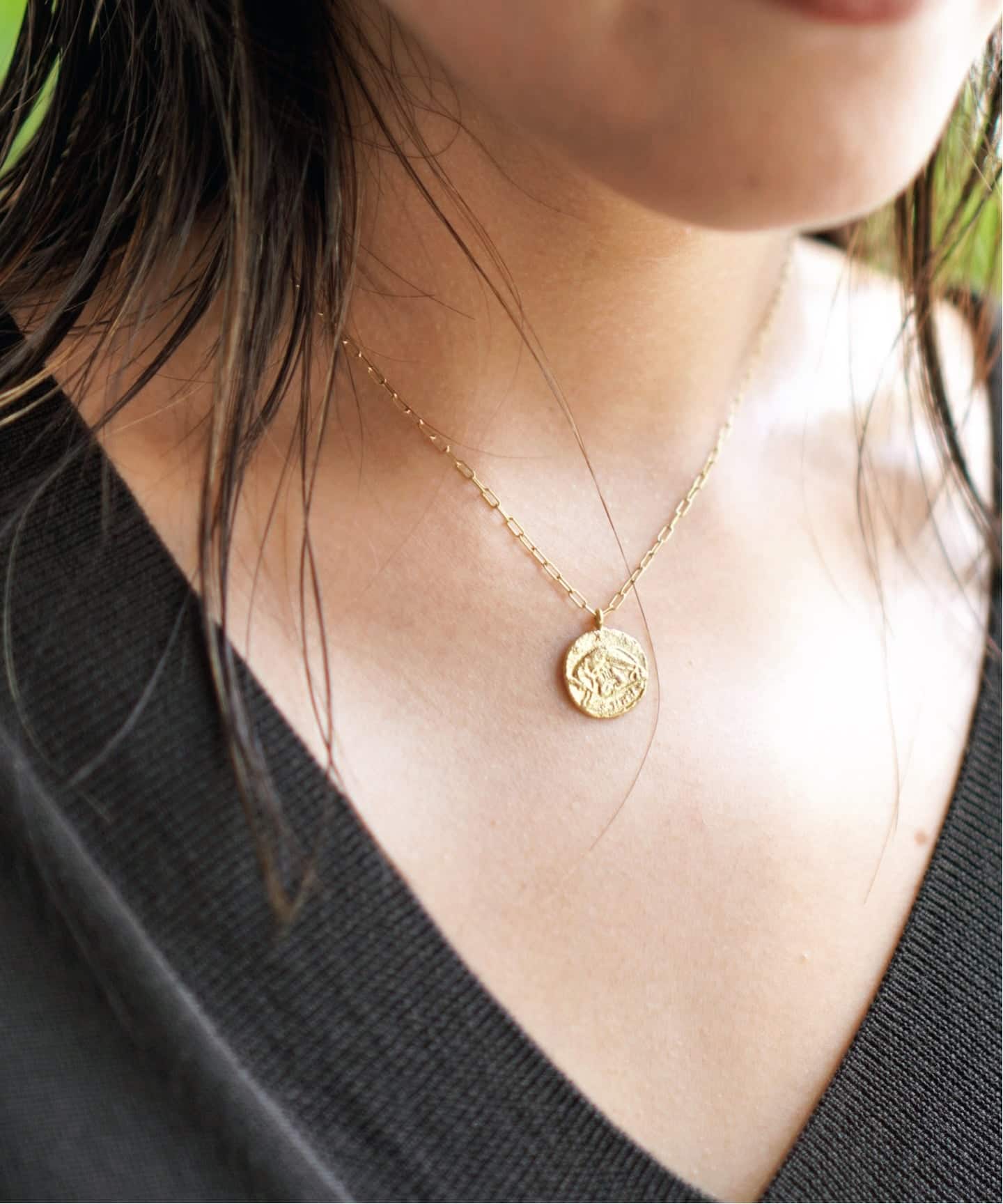 GIGI/ジジ】ローマコインネックレス(ロームルス＆レムス)（ネックレス