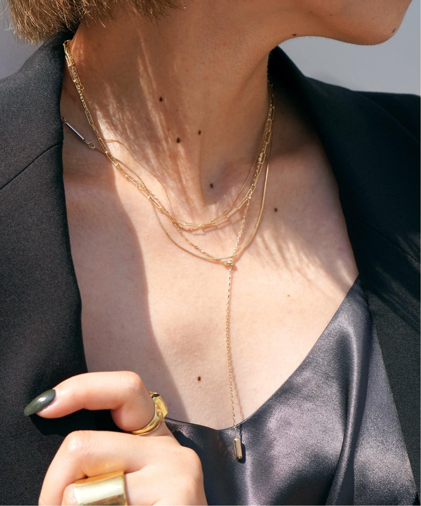 GARDEN OF EDEN/ガーデン オブ エデン】9KG snakechainNecklace 45cm