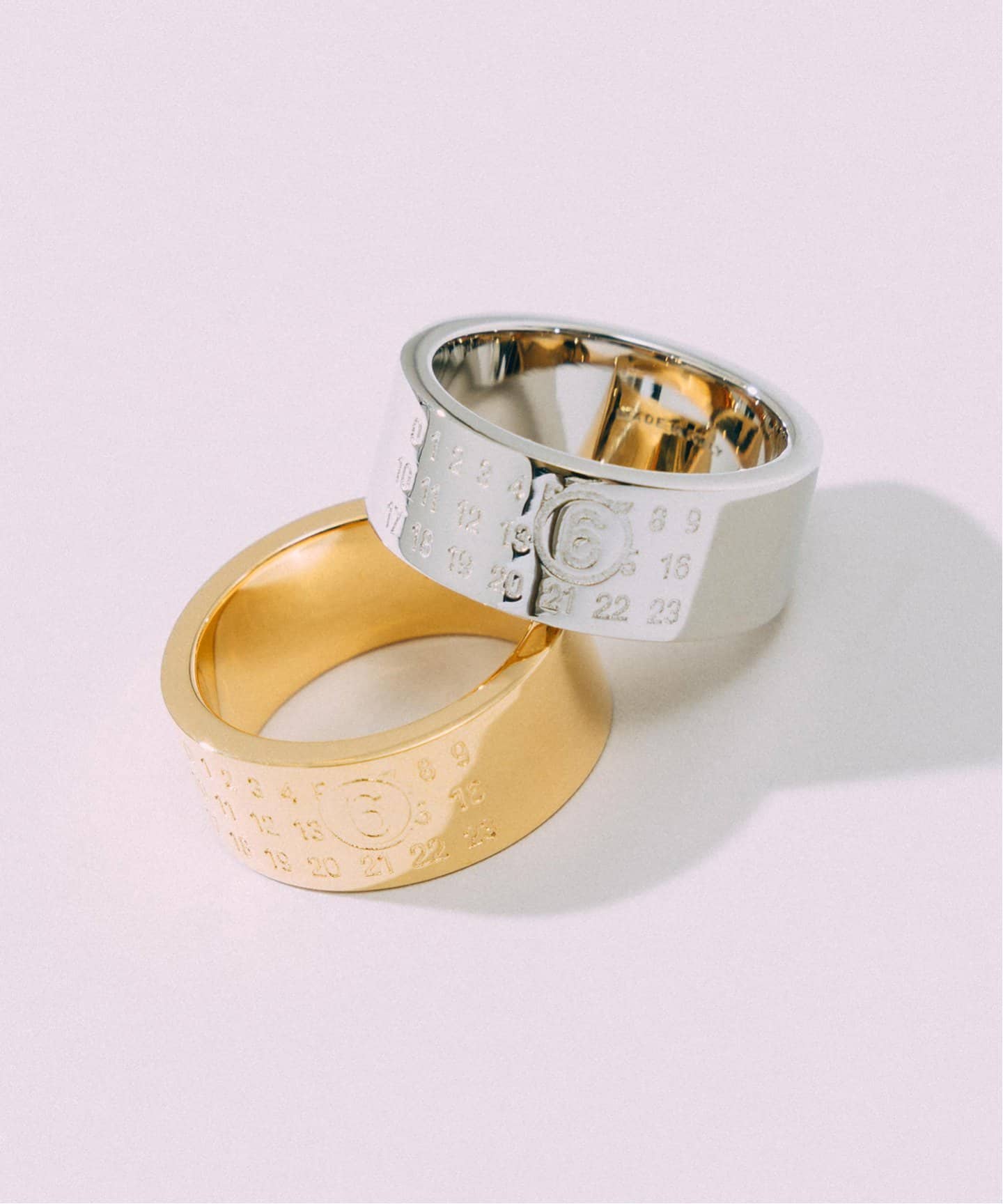 【関税込み】Maison Margiela ゴールド ワイド バンドリング 関税込み】Maison Margiela ゴールド ワイド バンドリング