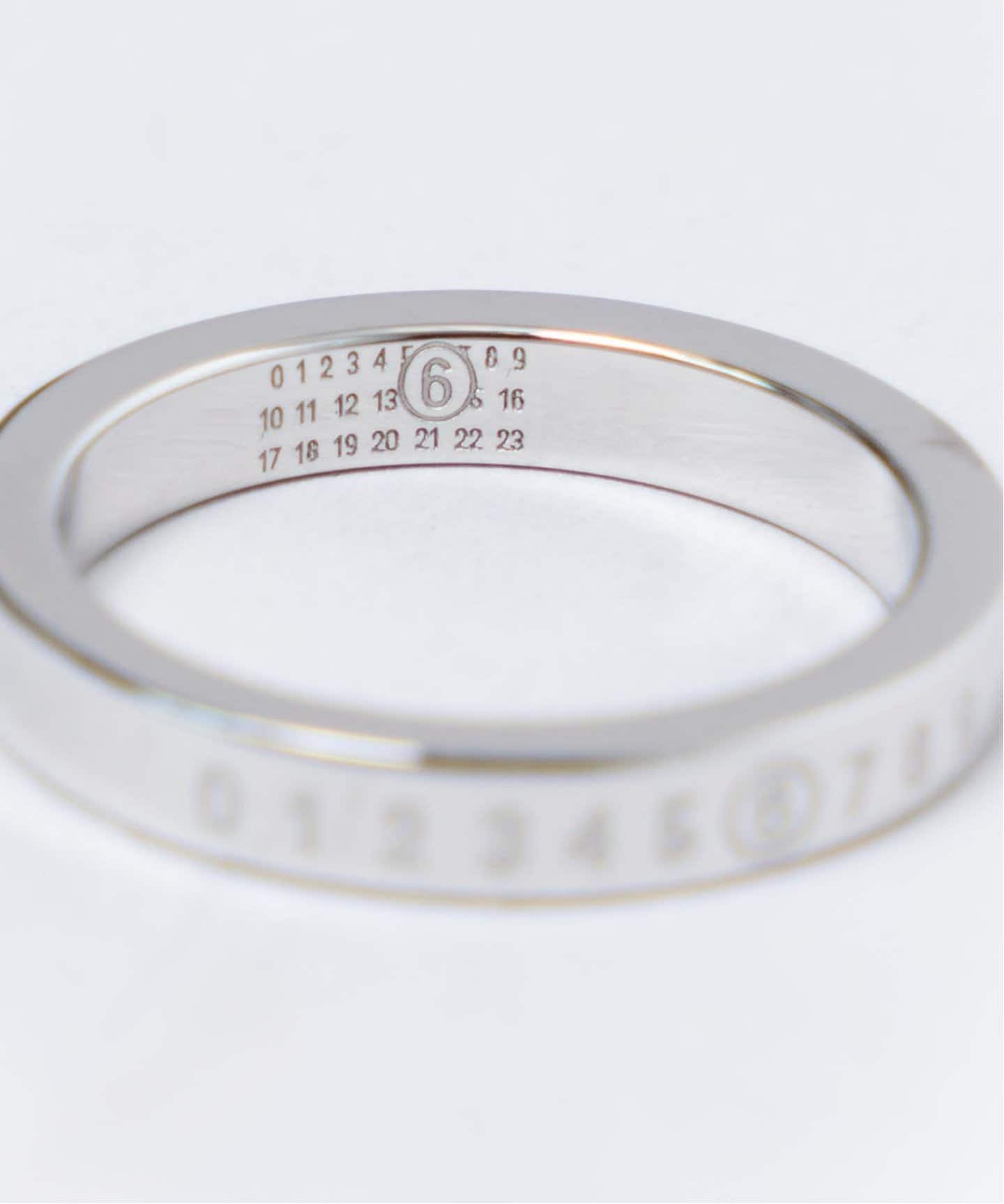 MM6 Maison Margiela/Minimal logo 3mm ring（リング）｜JOINT