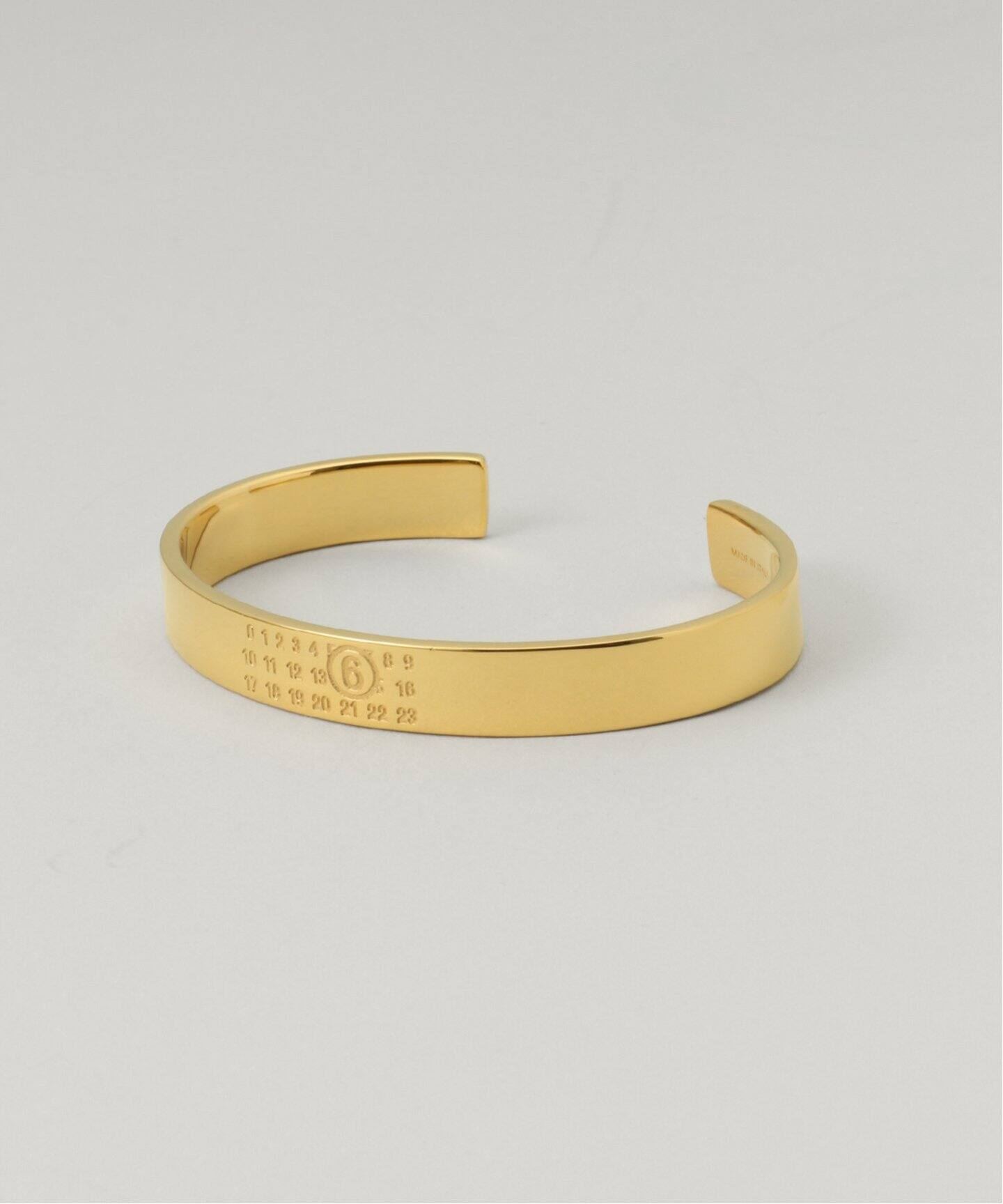 MM6 Maison Margiela/Minimal Logo 8mm cuff（ブレスレット・バングル 