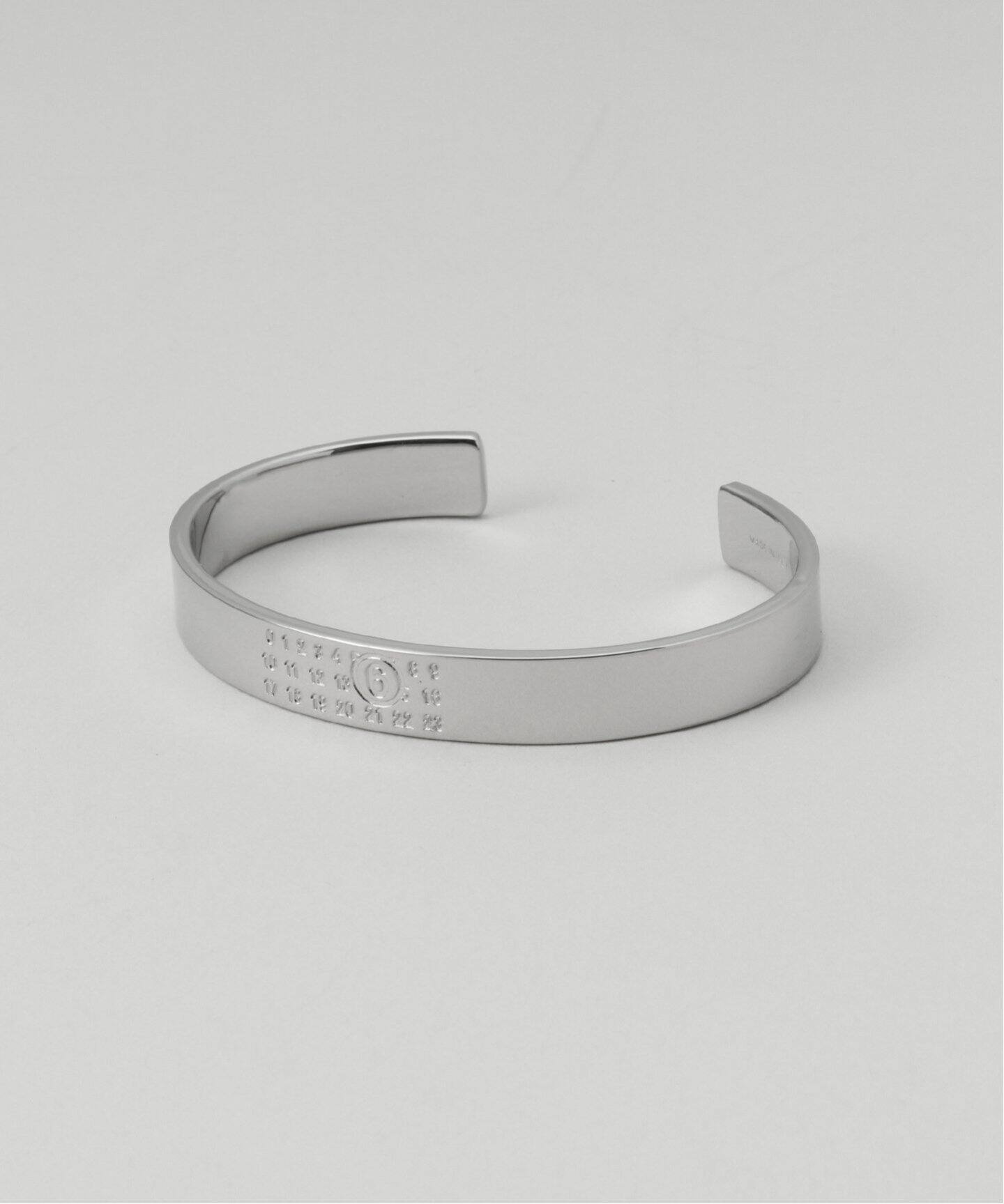 MM6 Maison Margiela/Minimal Logo 8mm cuff（ブレスレット・バングル 