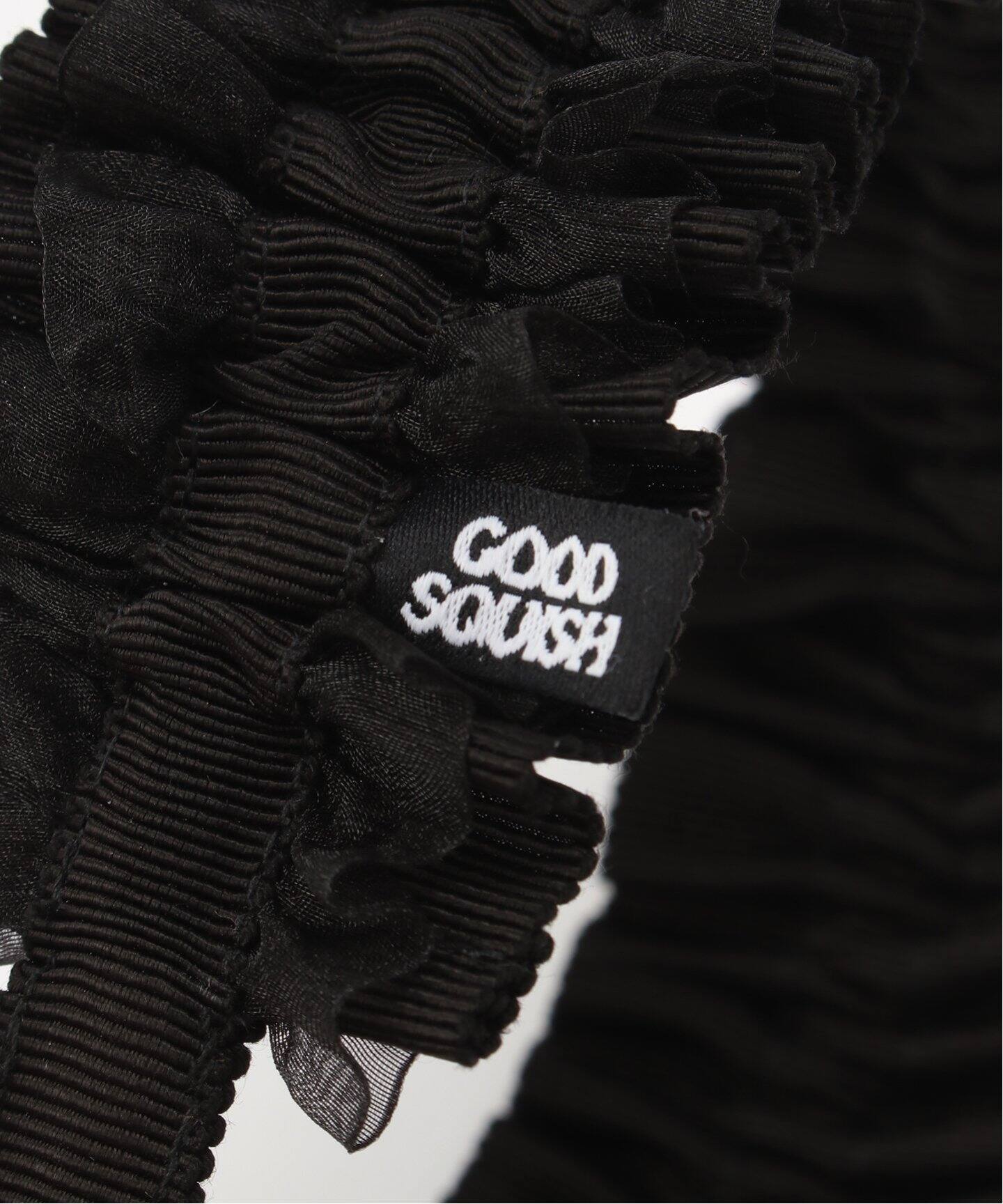 GOOD SQUISH プリーツヘアアクセサリー アイボリー GOOD SQUISH シュシュ SQUISH/グッドスクイッシュ COWBOY
