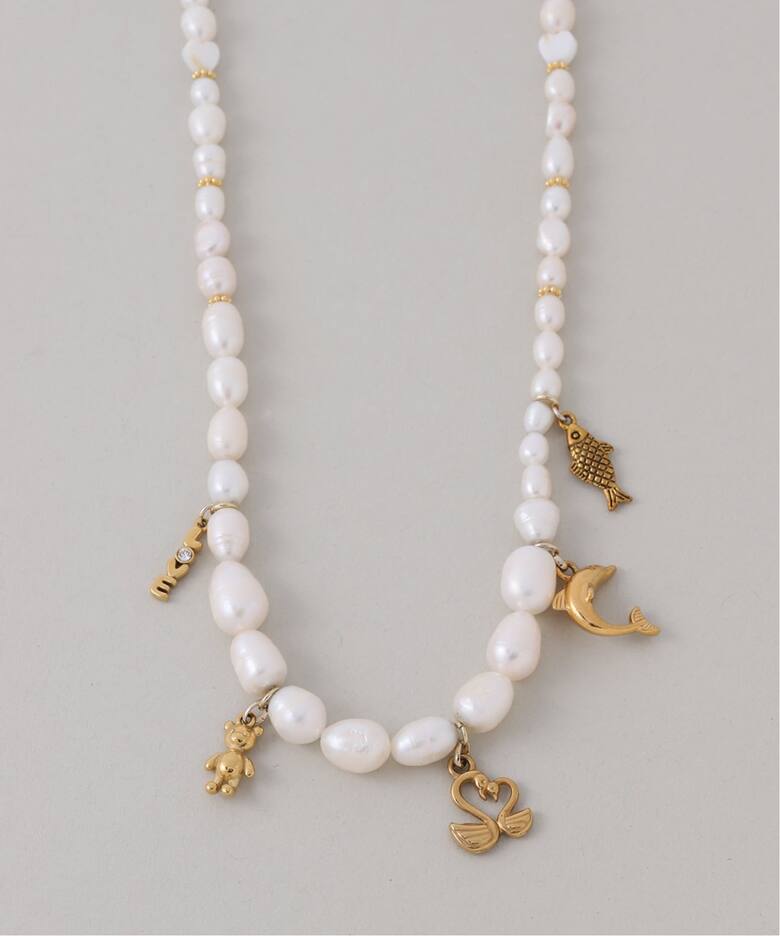 Foundry Mews for LULU】pearl mix necklace（ネックレス）｜EDIT.FOR 